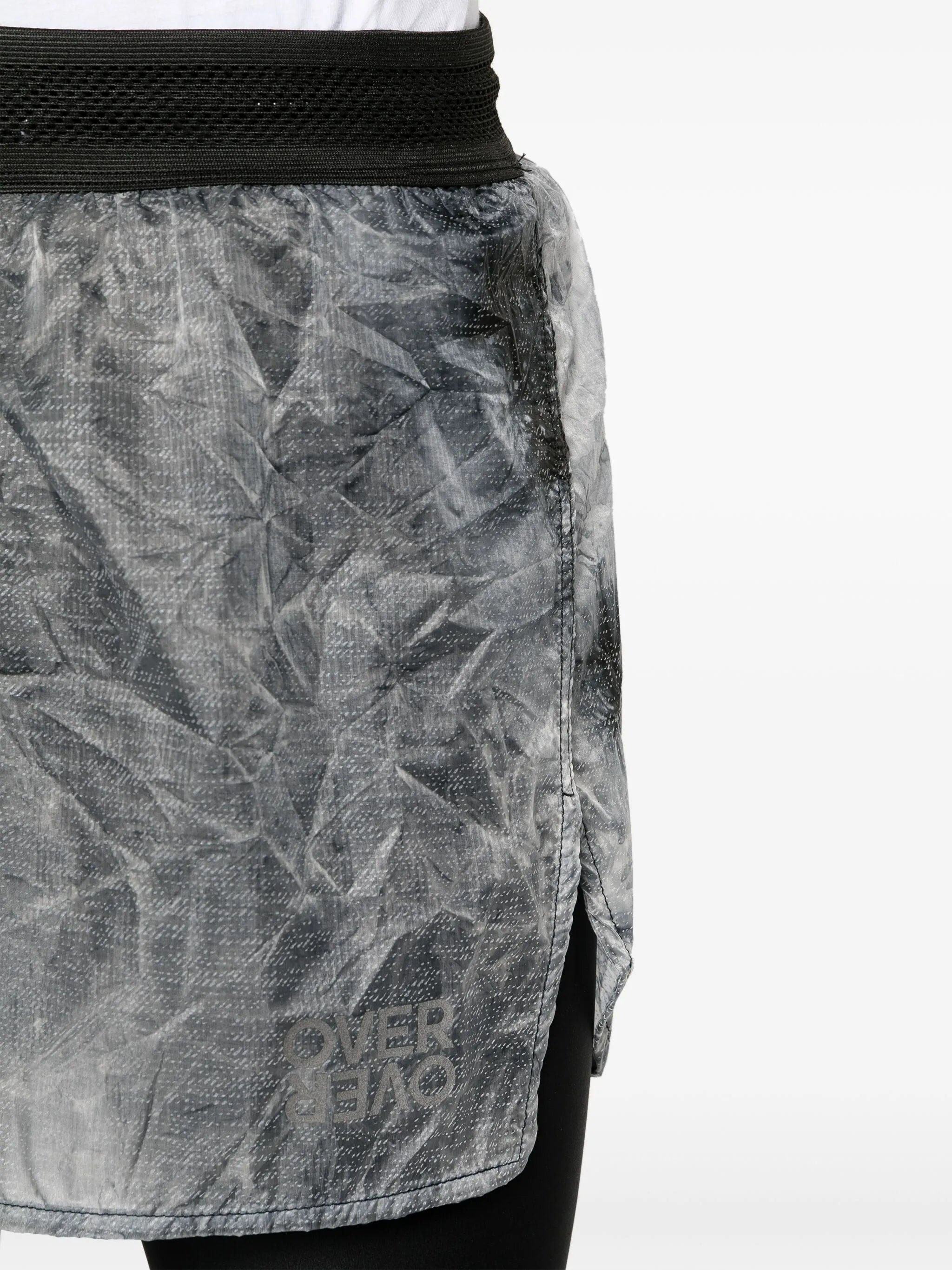 layered drawstring shorts