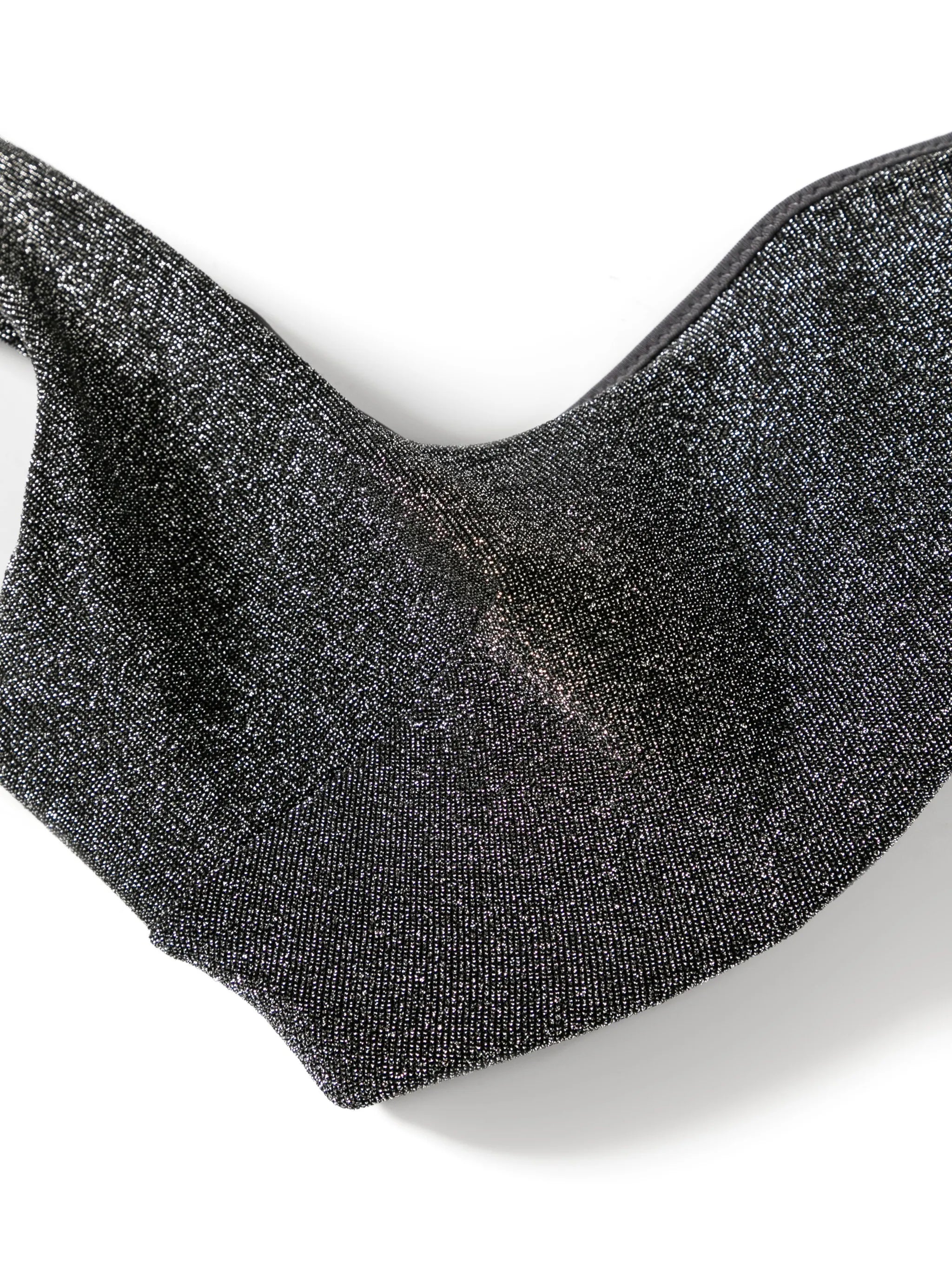 The 90s Crop glitter bikini top