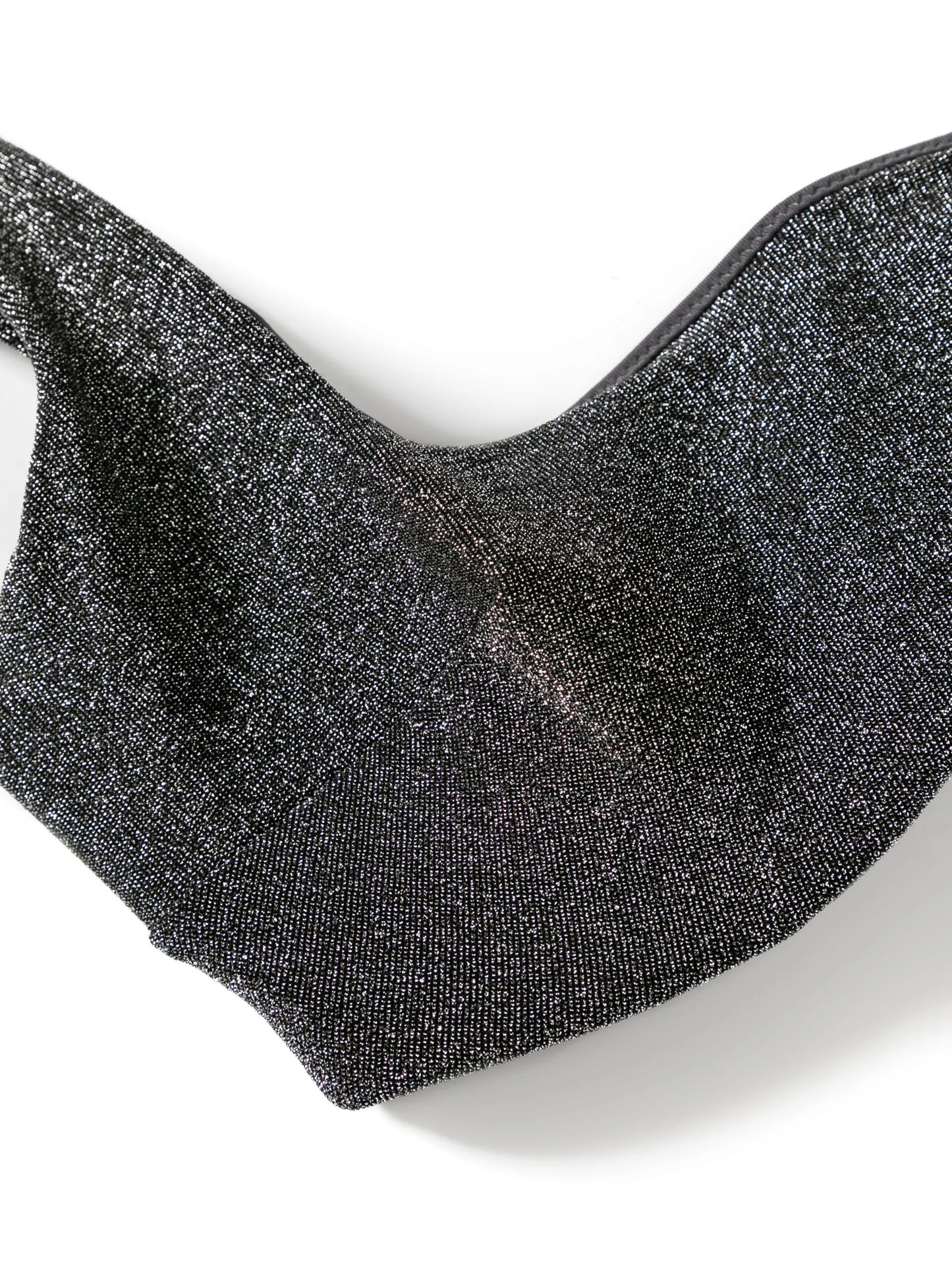 The 90s Crop glitter bikini top