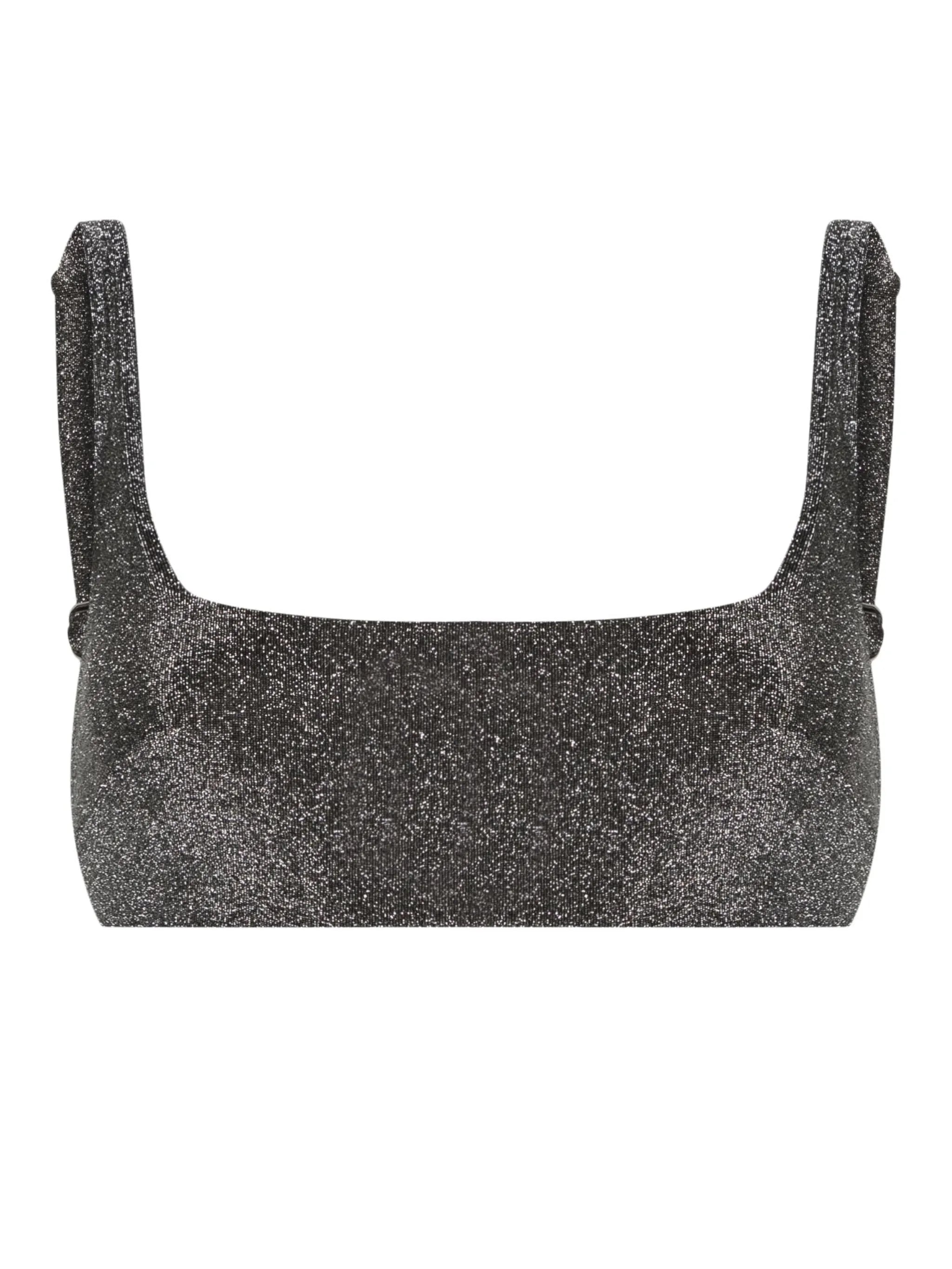 The 90s Crop glitter bikini top