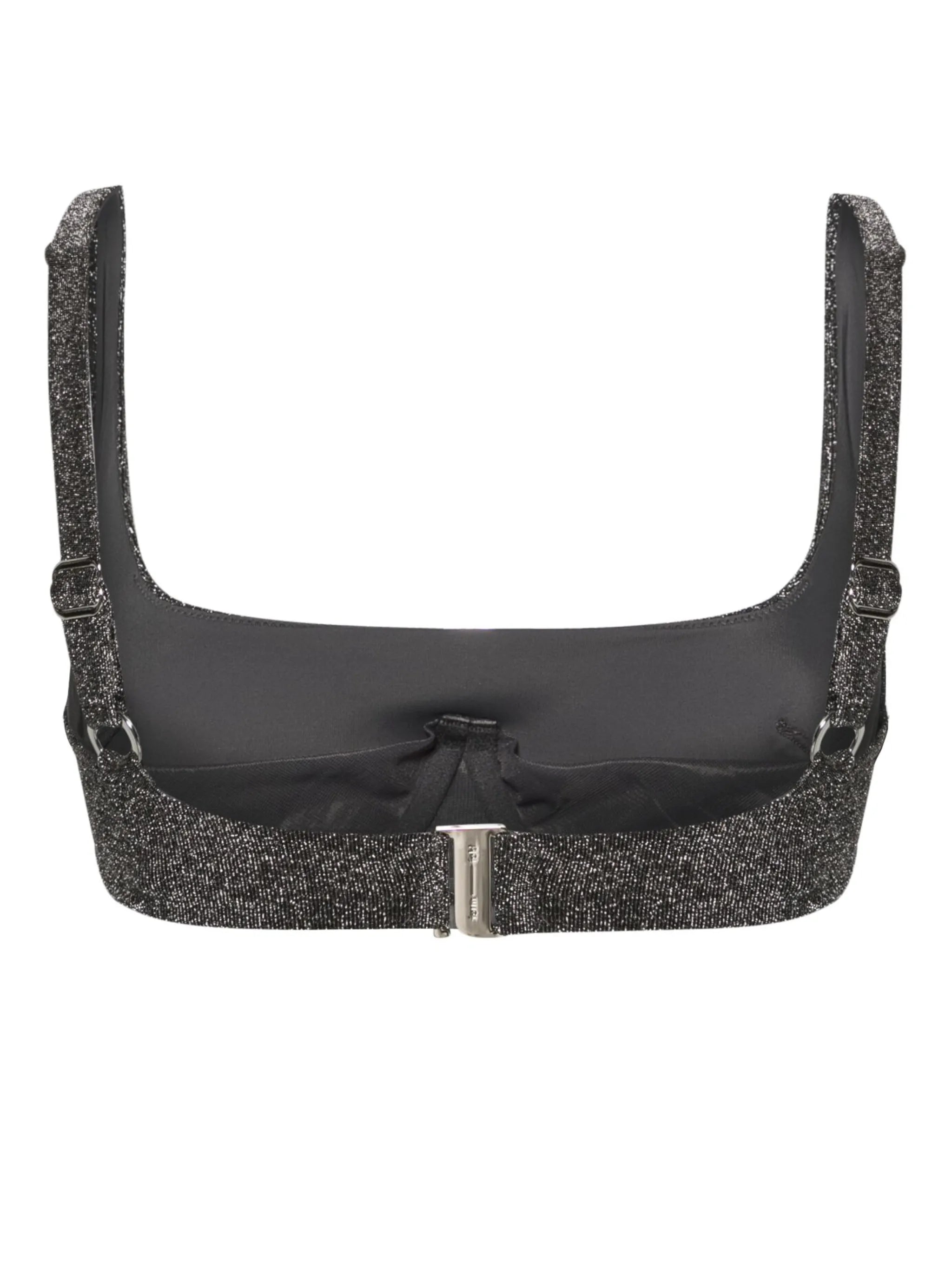 The 90s Crop glitter bikini top