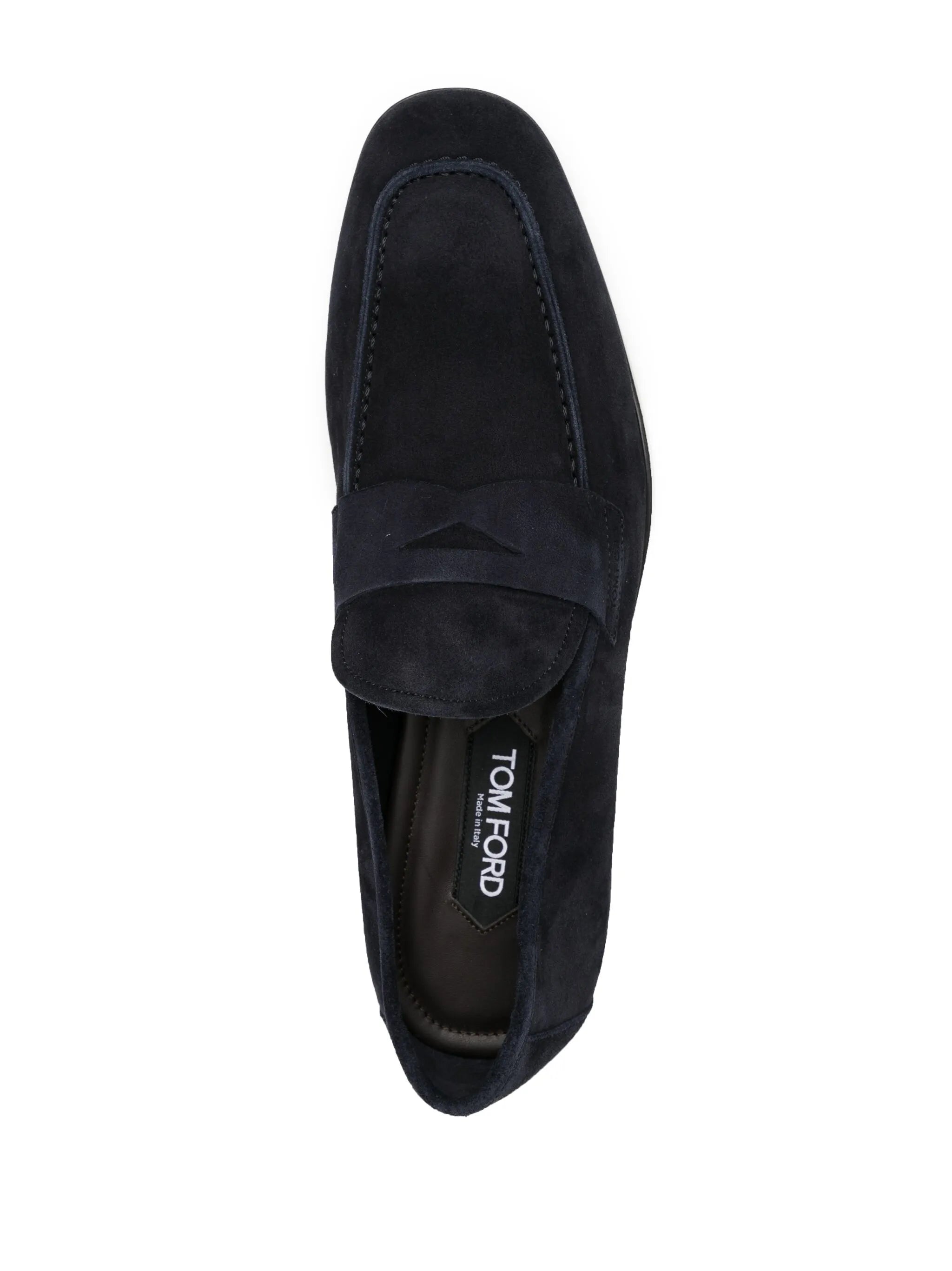 Sean penny-slot suede loafers