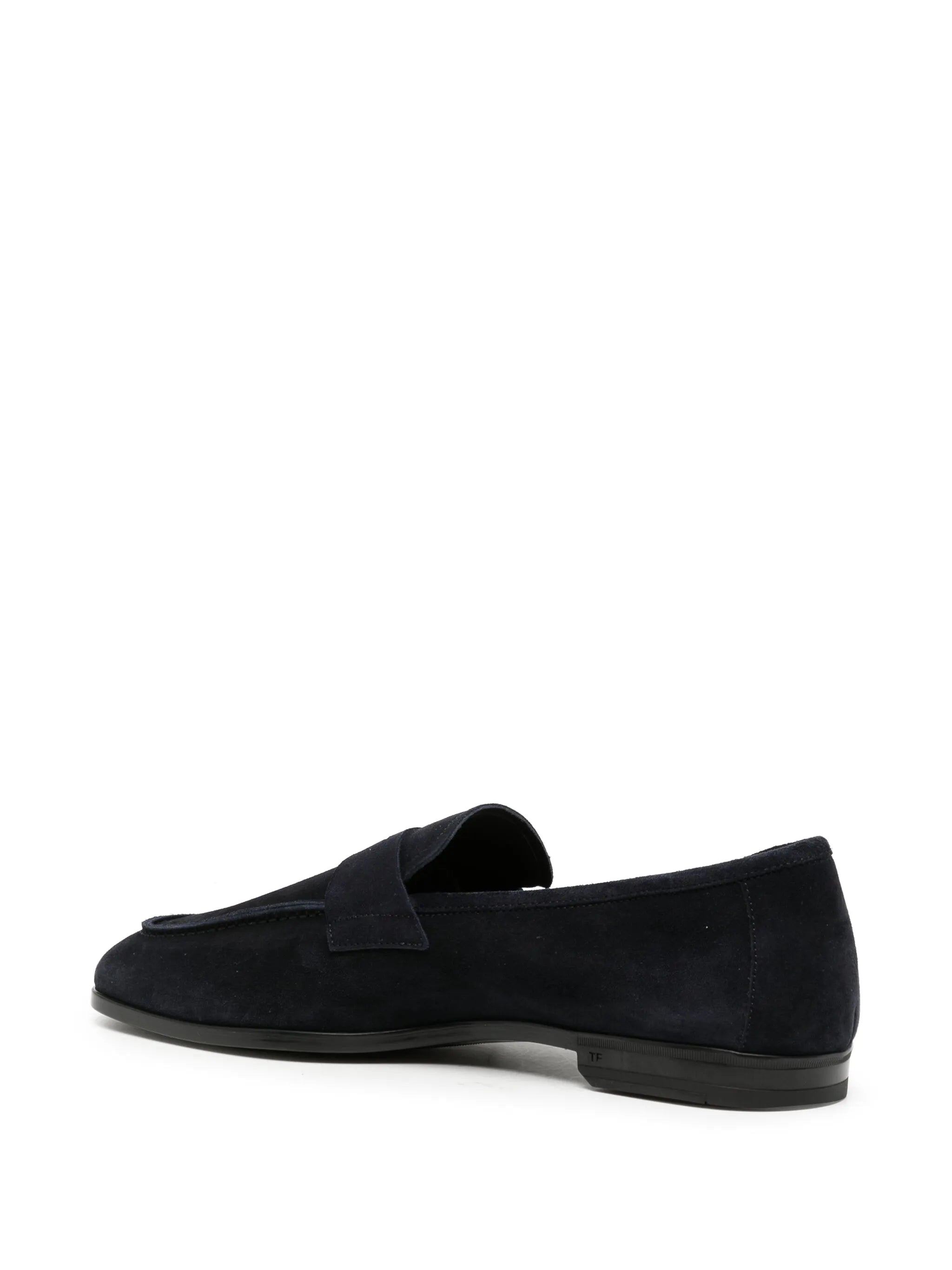 Sean penny-slot suede loafers
