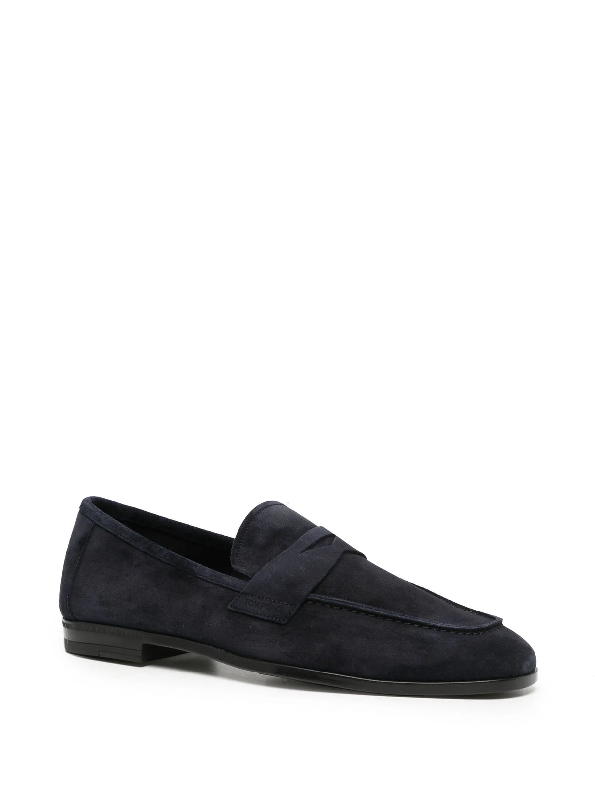 Sean penny-slot suede loafers