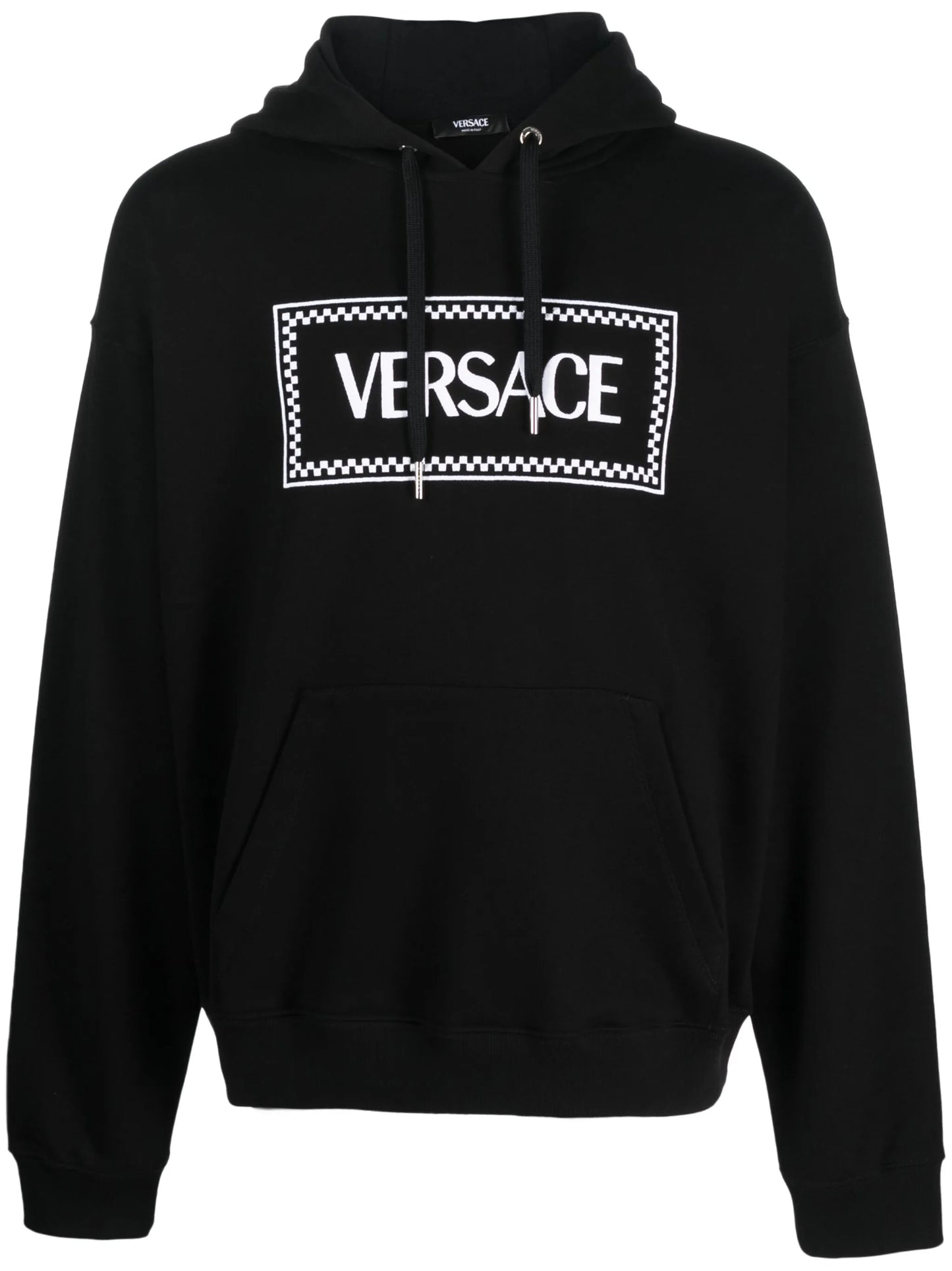 90s Vintage logo-embroidered hoodie