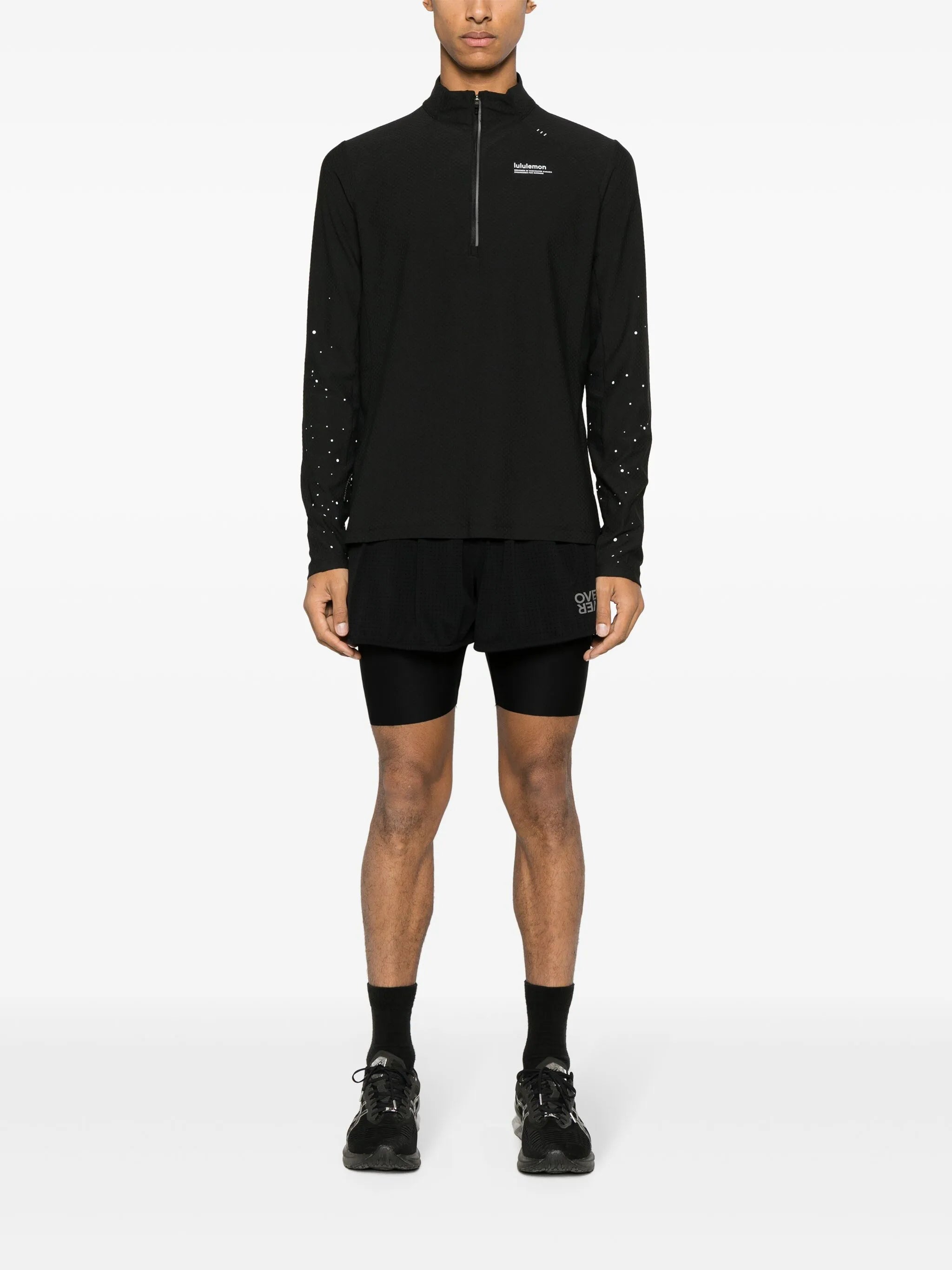 double-layered running shorts