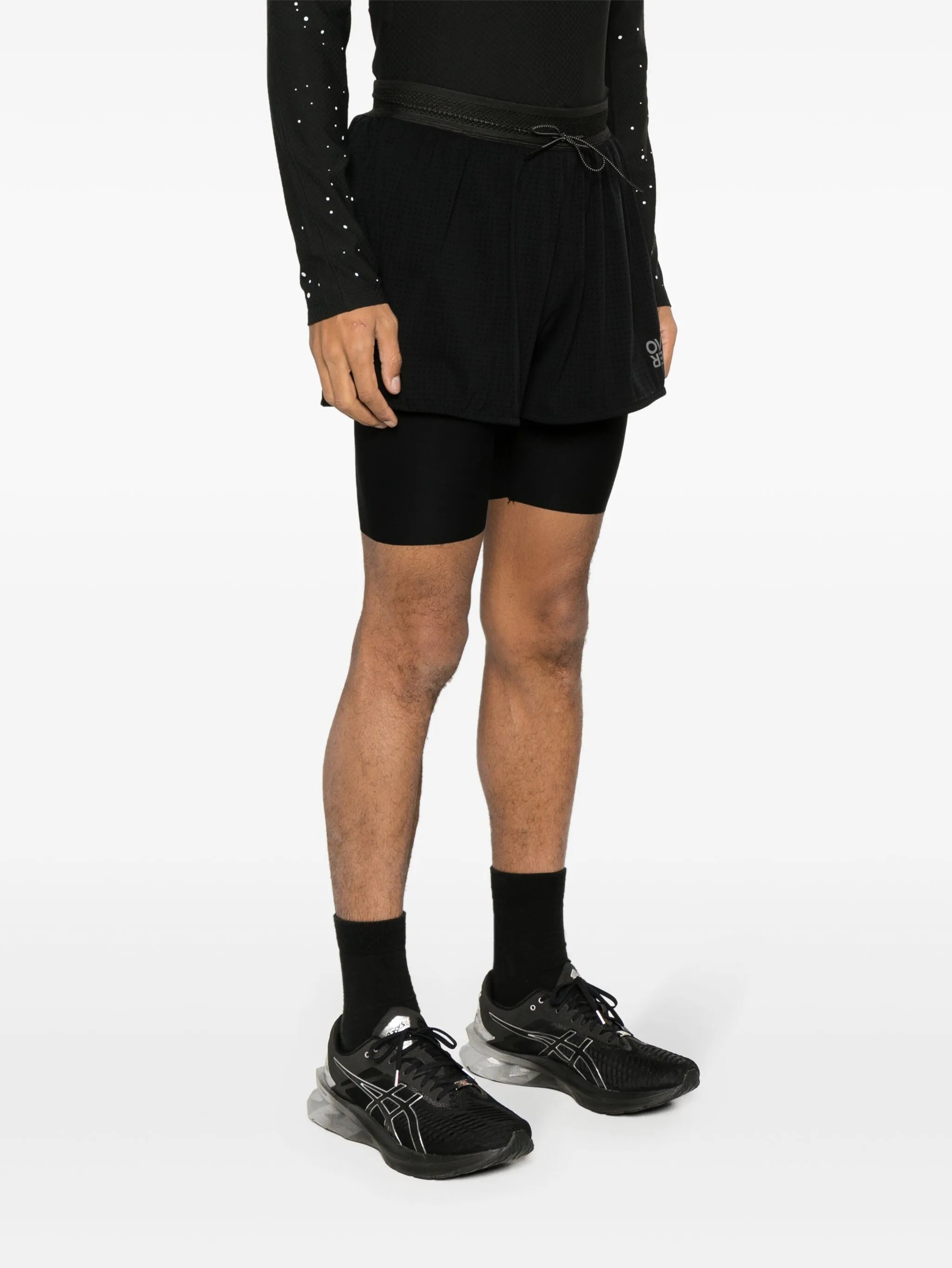 double-layered running shorts