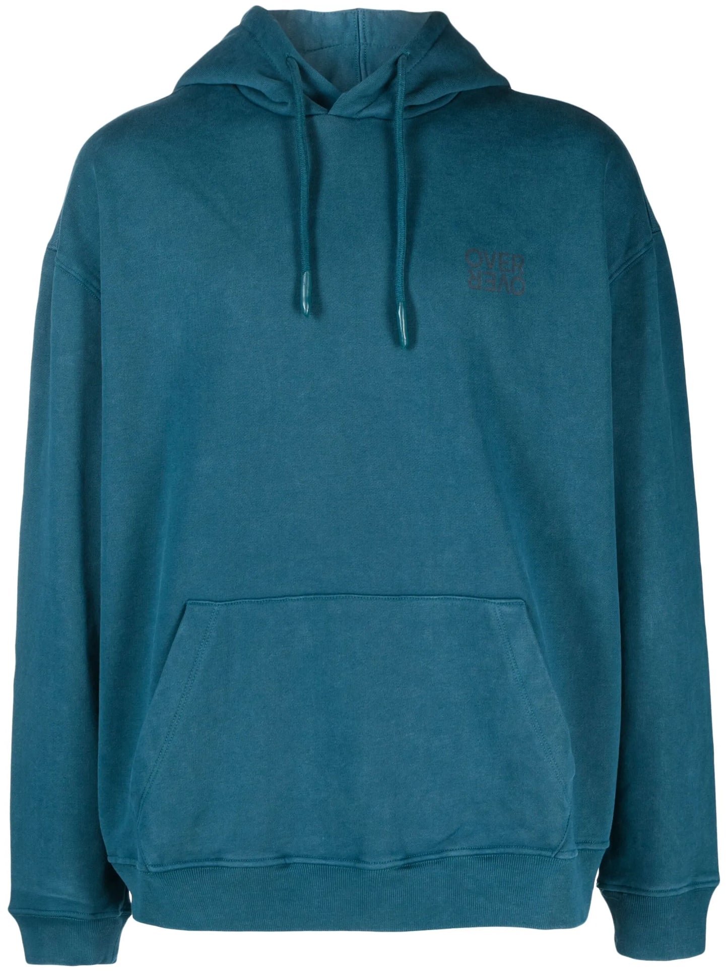 logo-print cotton jersey hoodie
