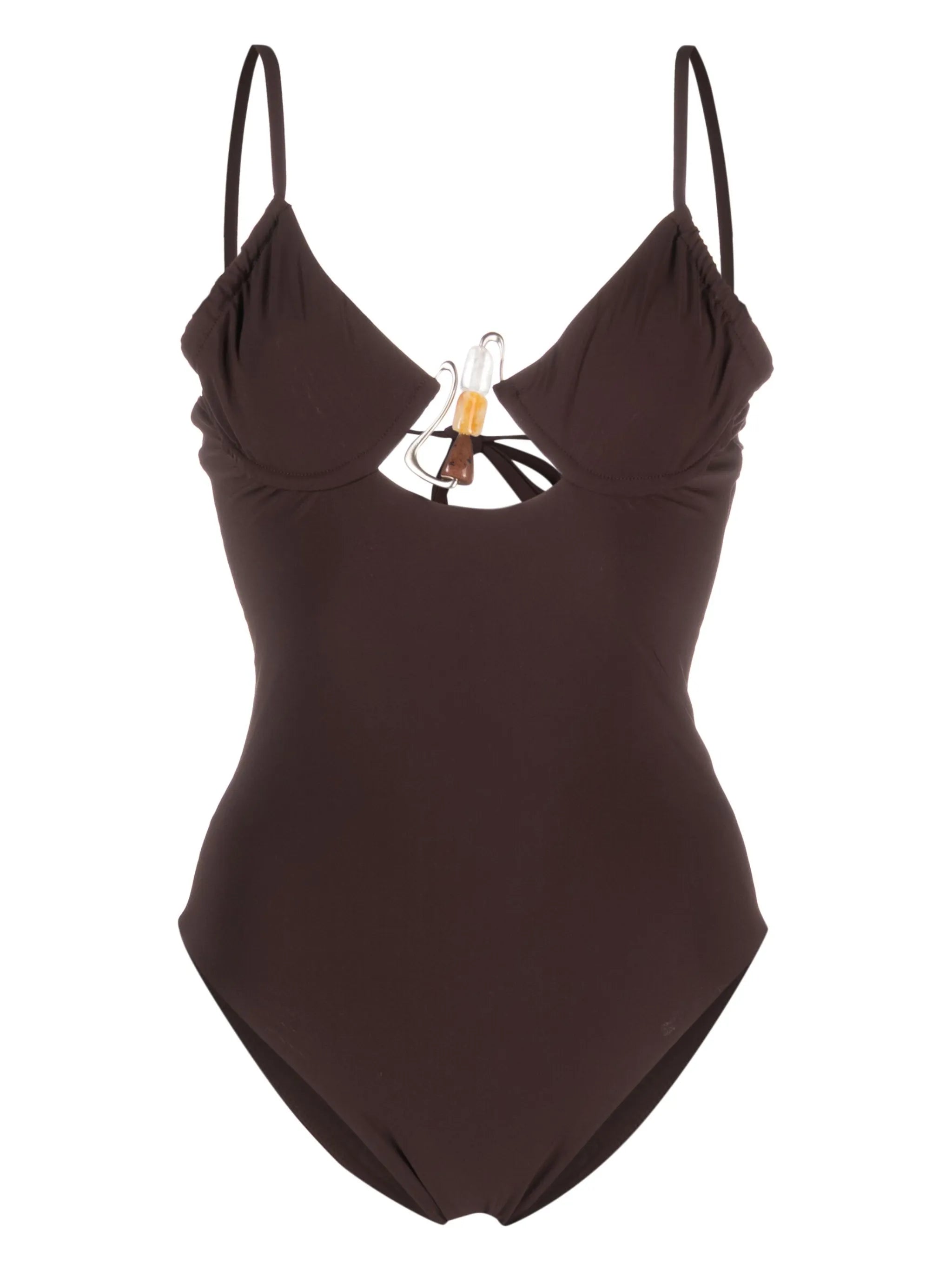 Nebula bead-detailing swimsuit