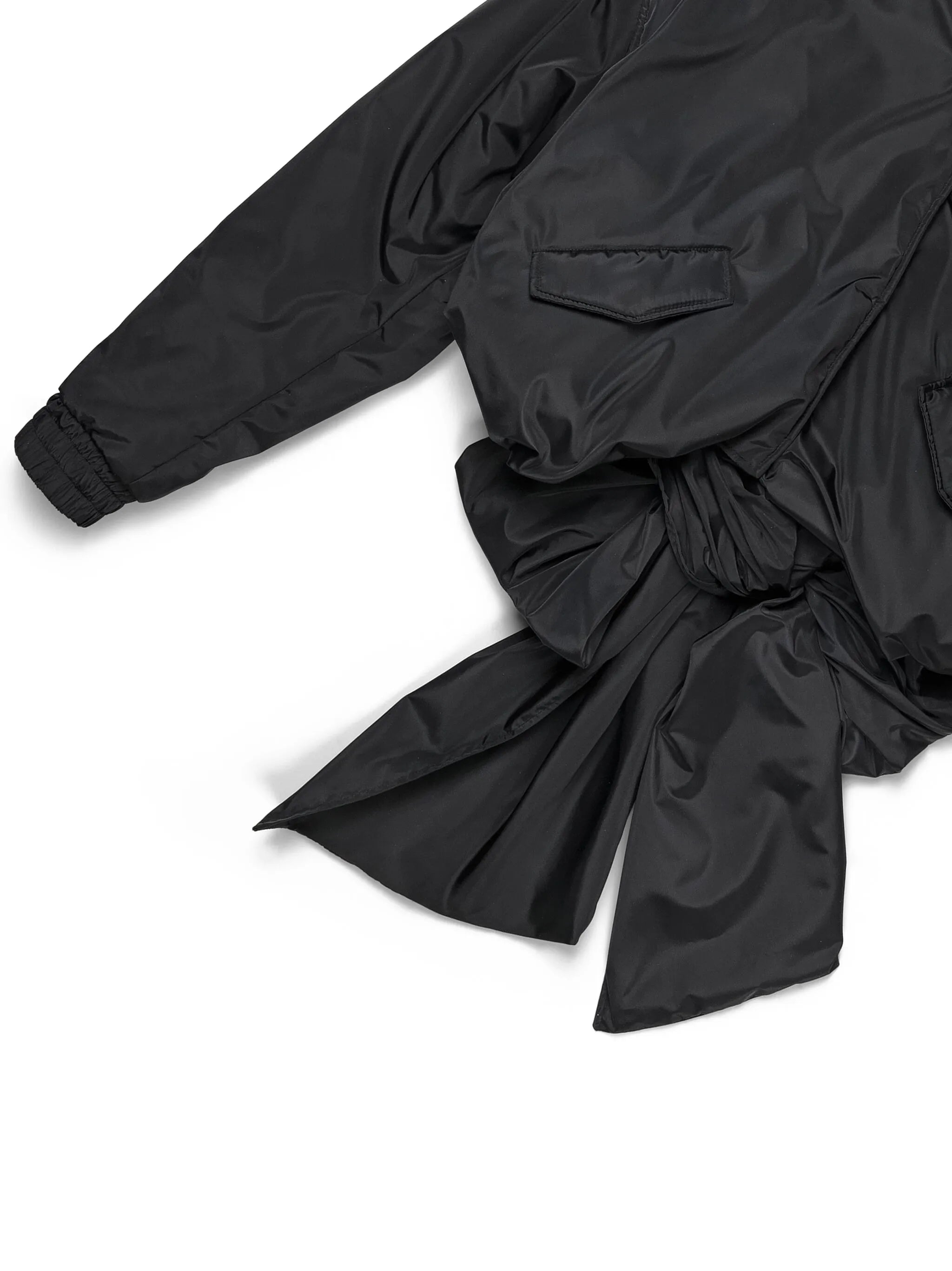 Ubon bow-detail bomber jacket