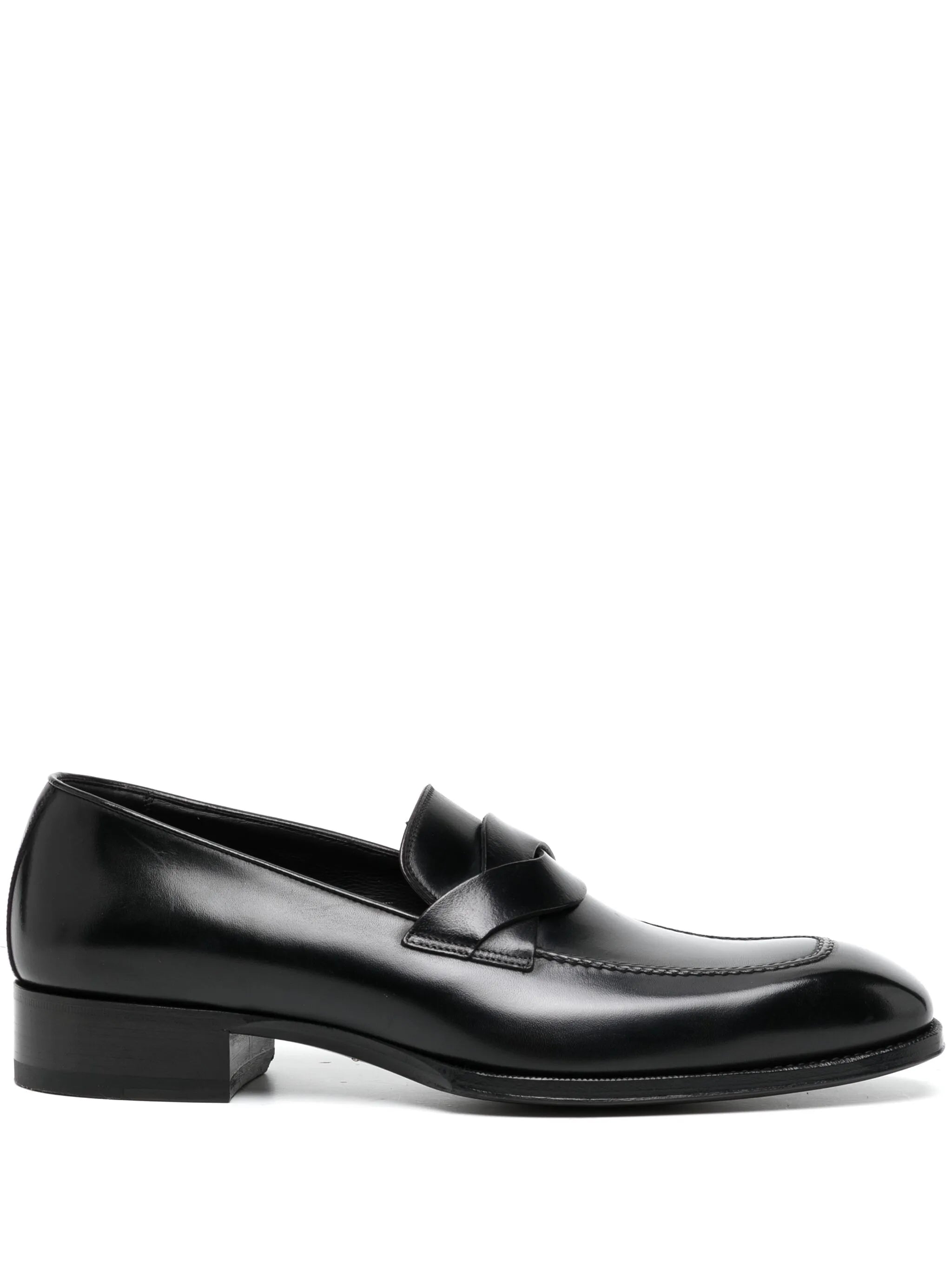leather loafers
