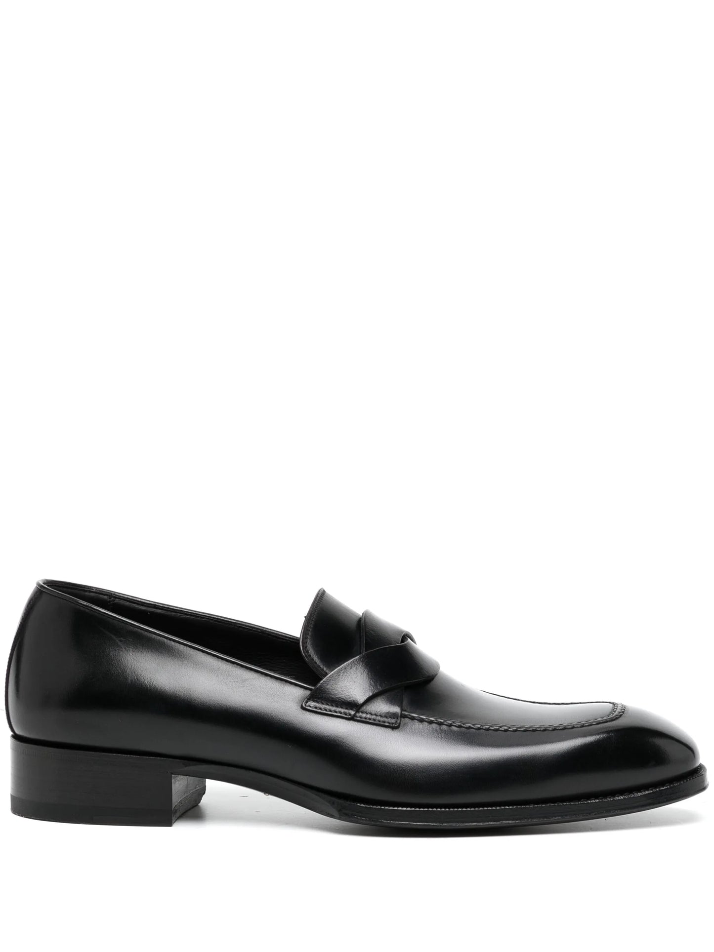 leather loafers