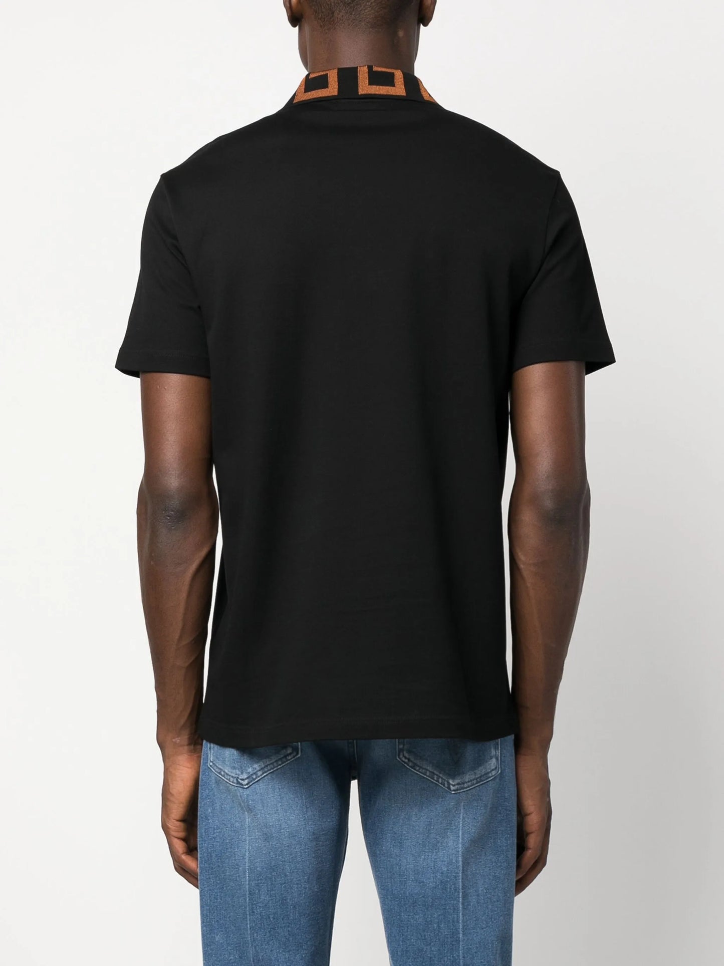 Medusa Greca cotton polo shirt