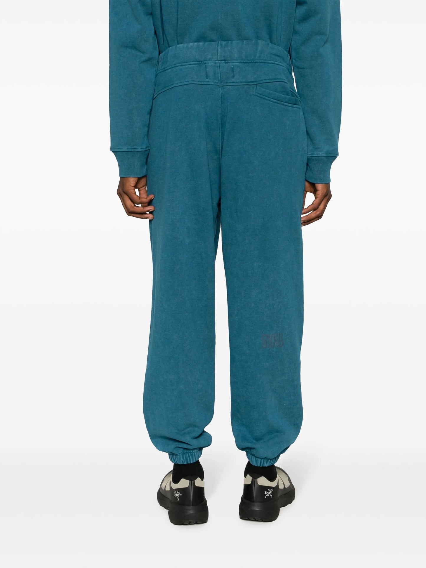 logo-print cotton jersey track pants