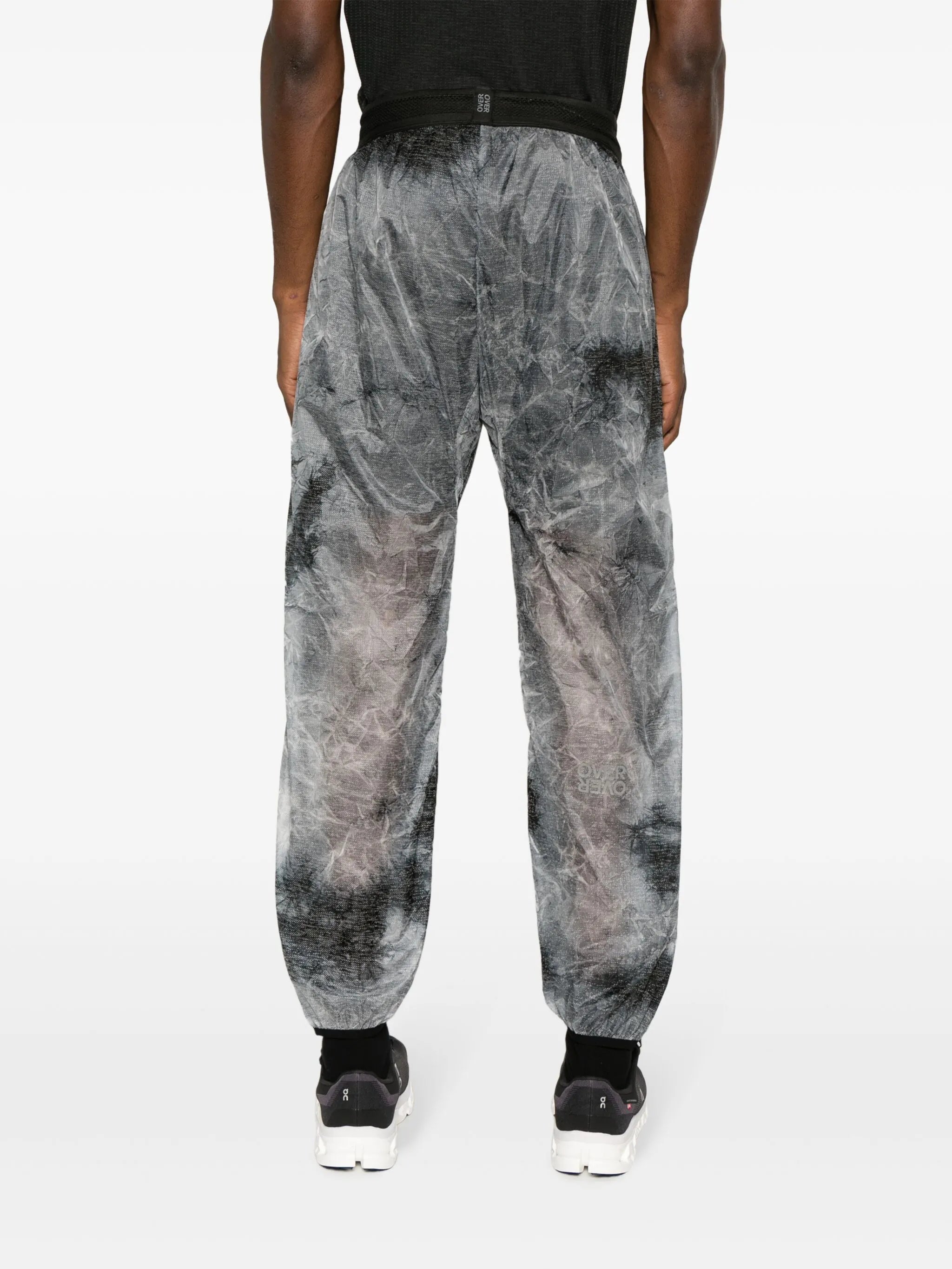 Acid Rain-print track pants