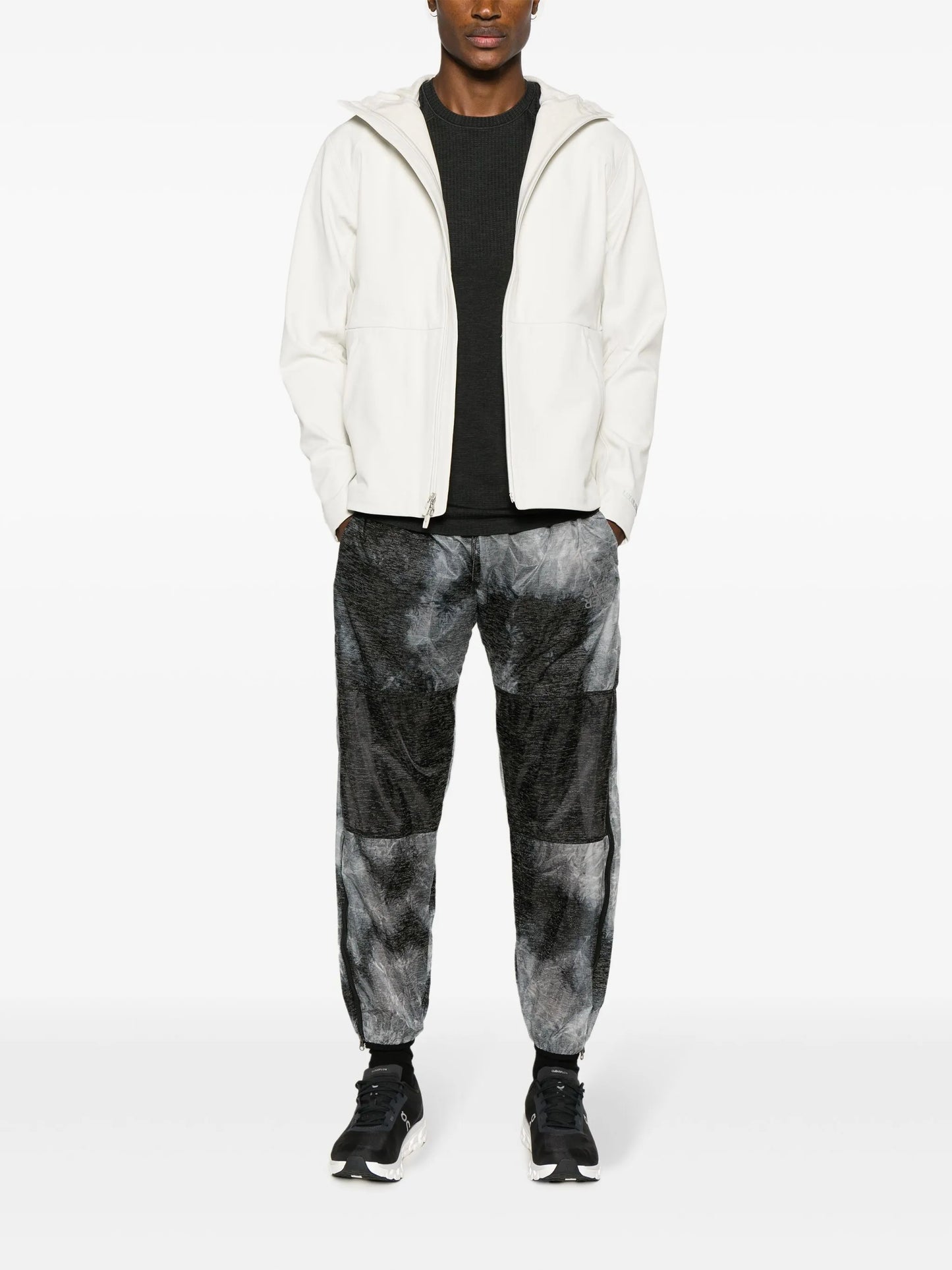 Acid Rain-print track pants