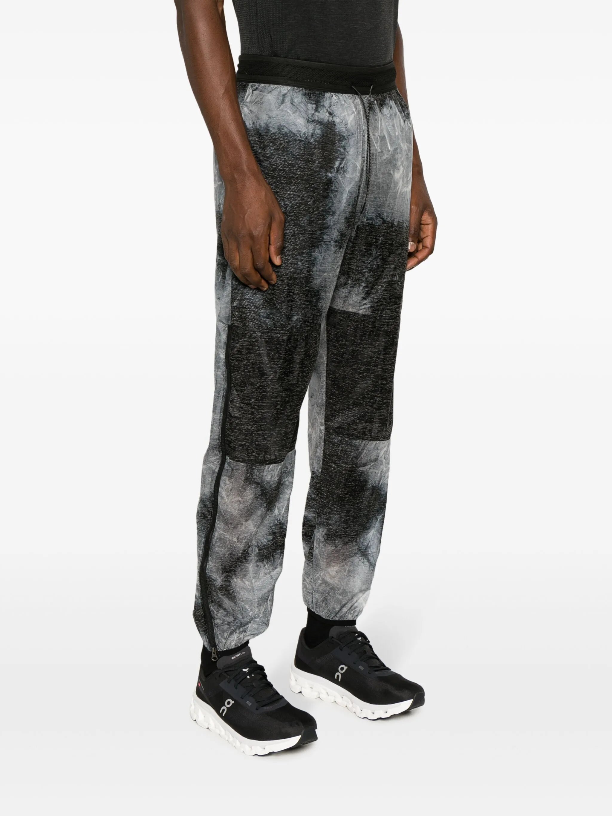 Acid Rain-print track pants