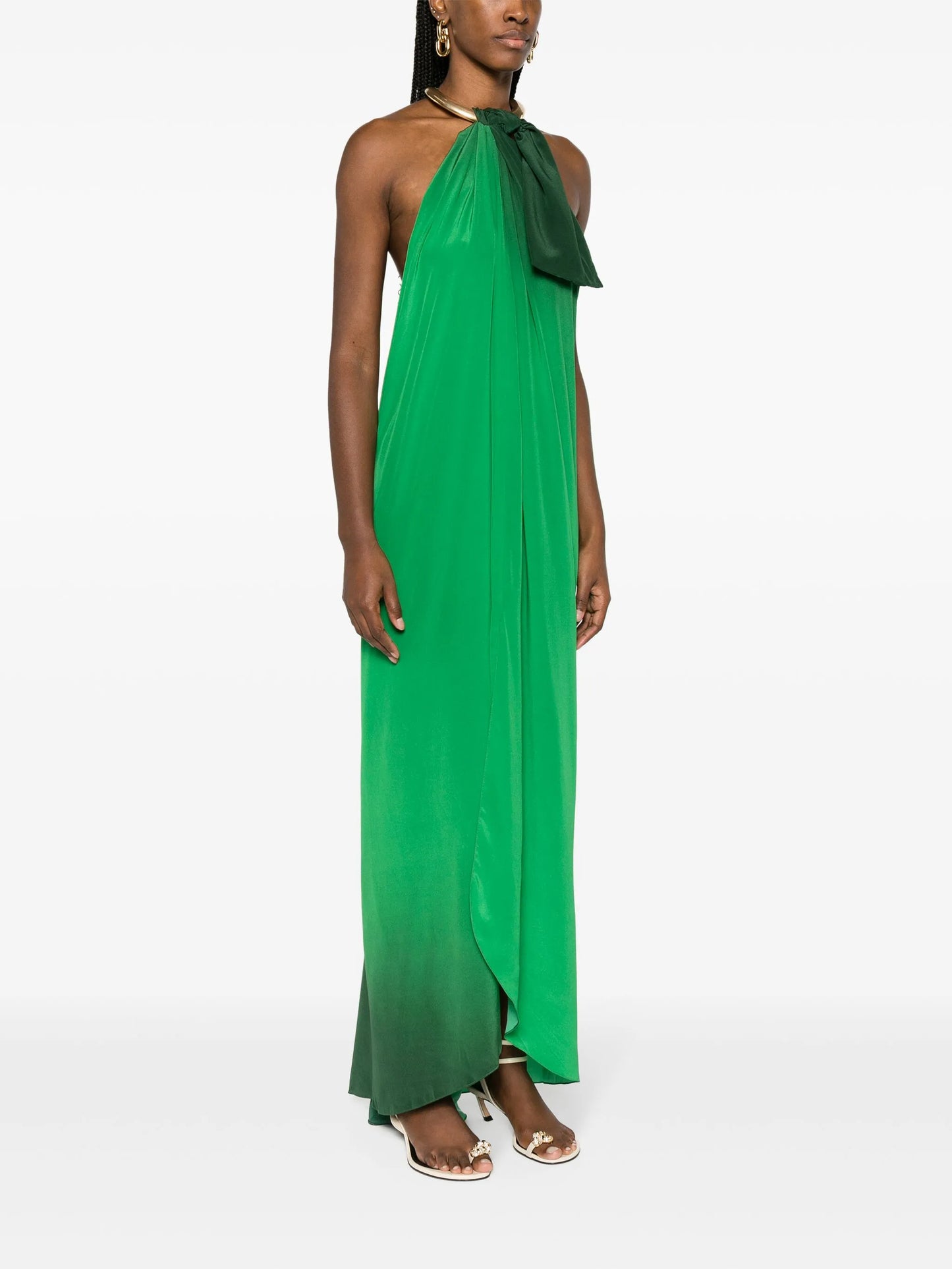 Dreamer's Refuge halterneck maxi dress