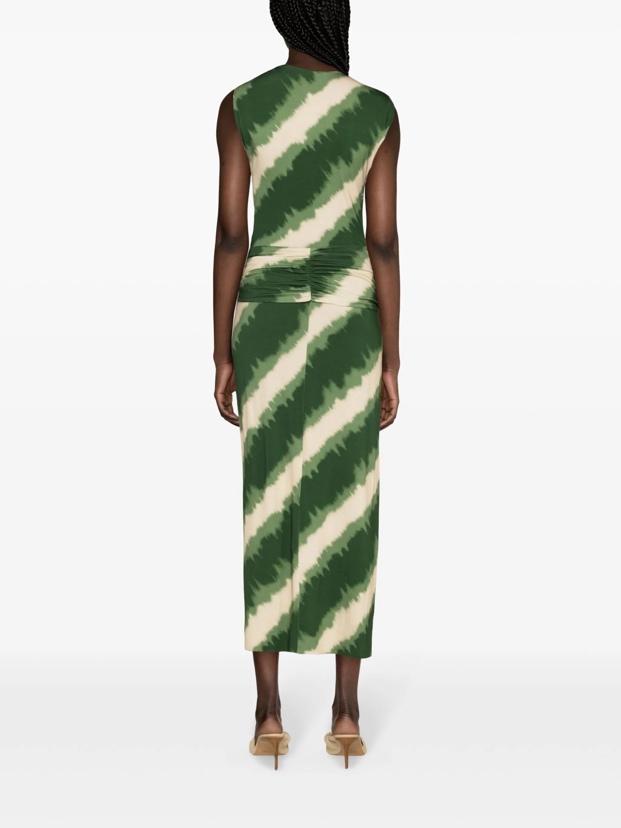 Wrapped In Color midi dress