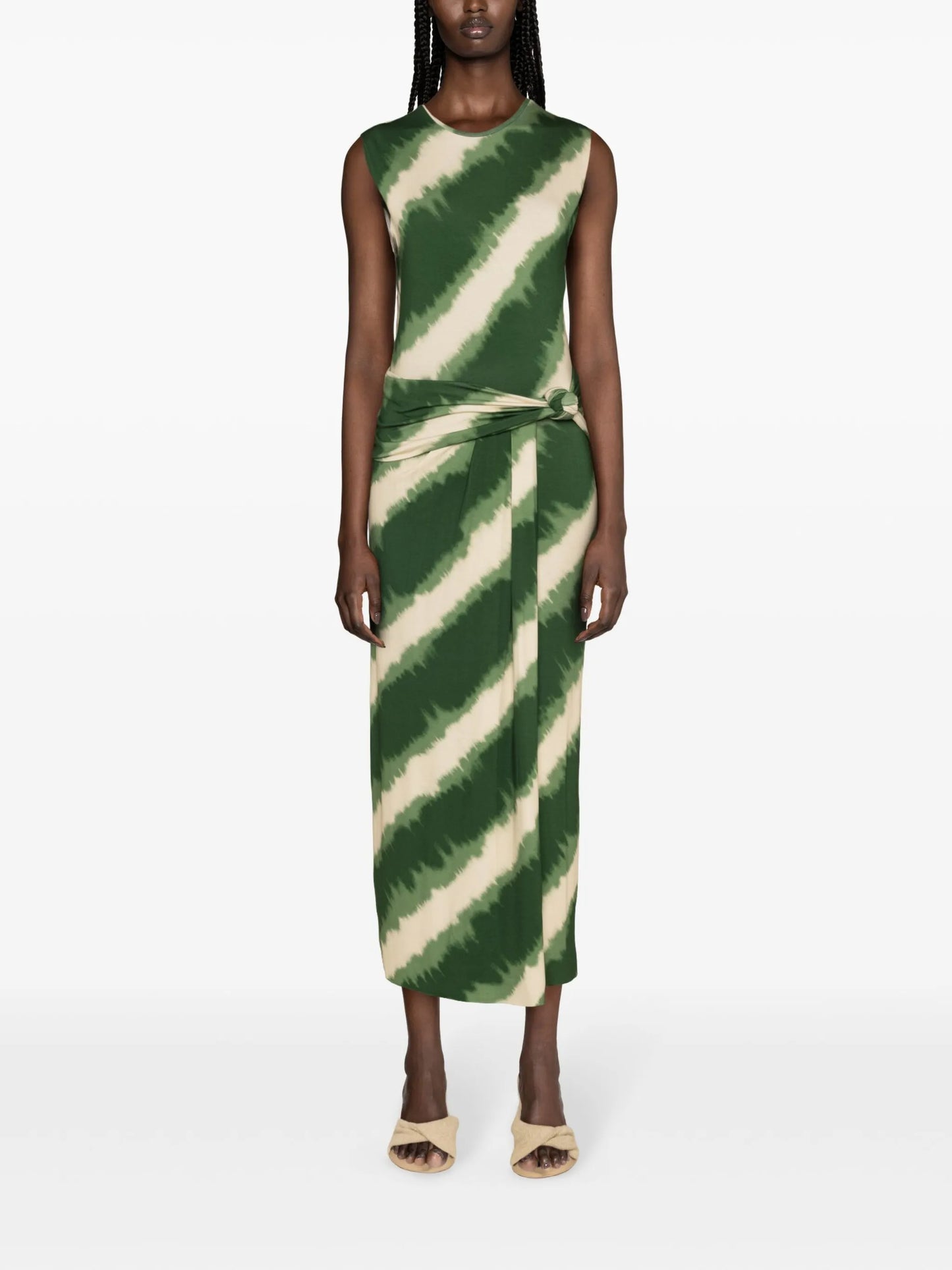 Wrapped In Color midi dress