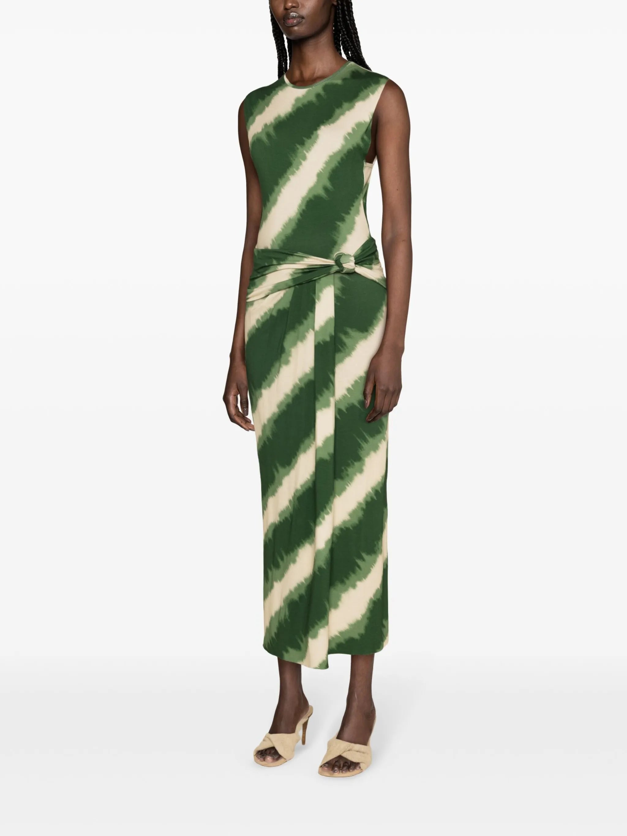 Wrapped In Color midi dress