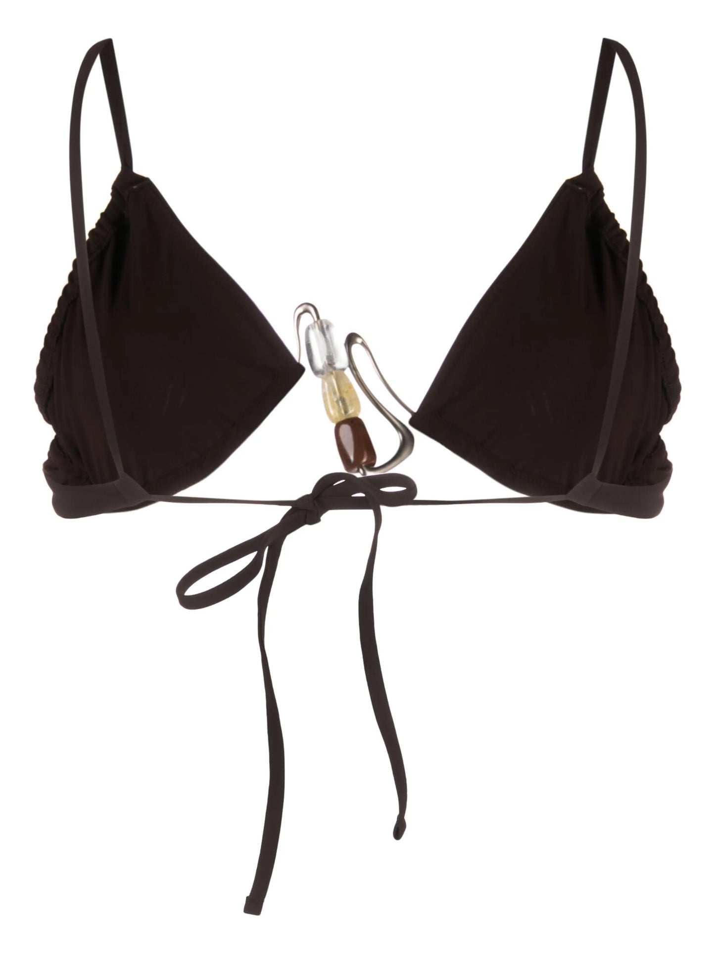 Nebular bead-detailing bikini top