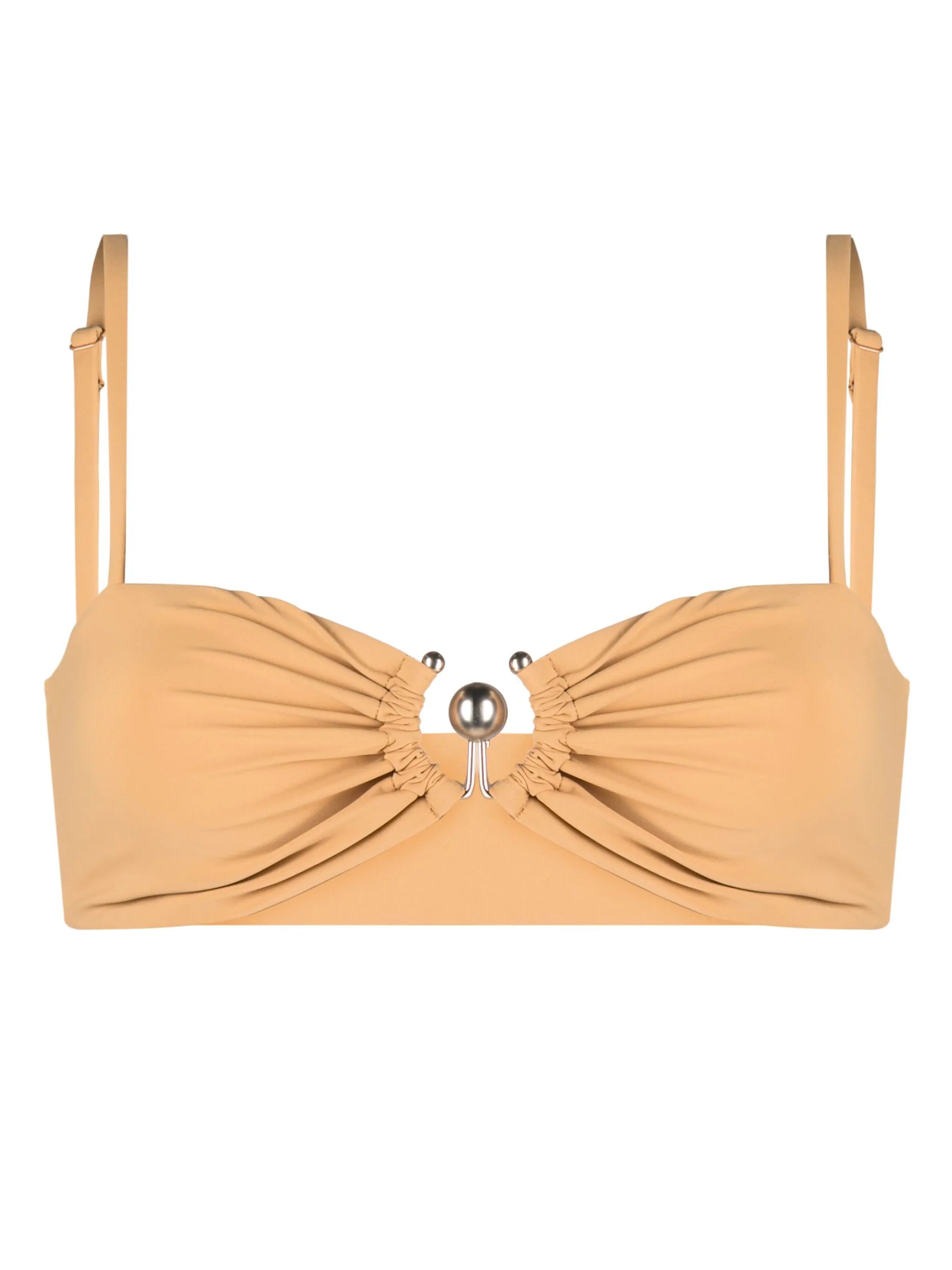 Ruched Prong bikini top