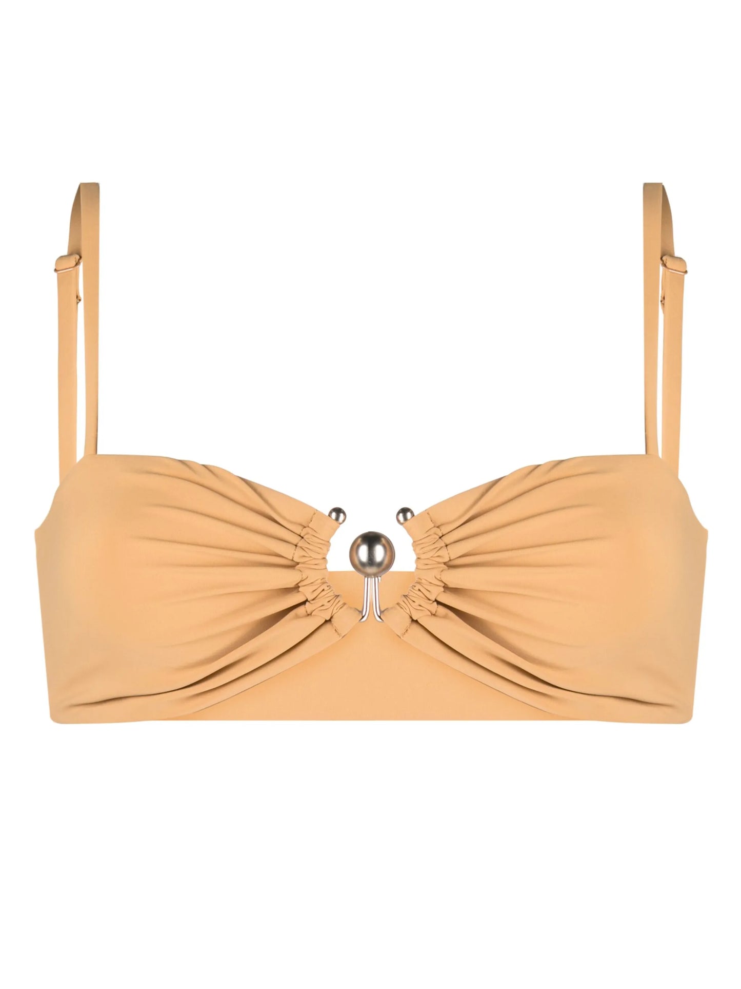 Ruched Prong bikini top
