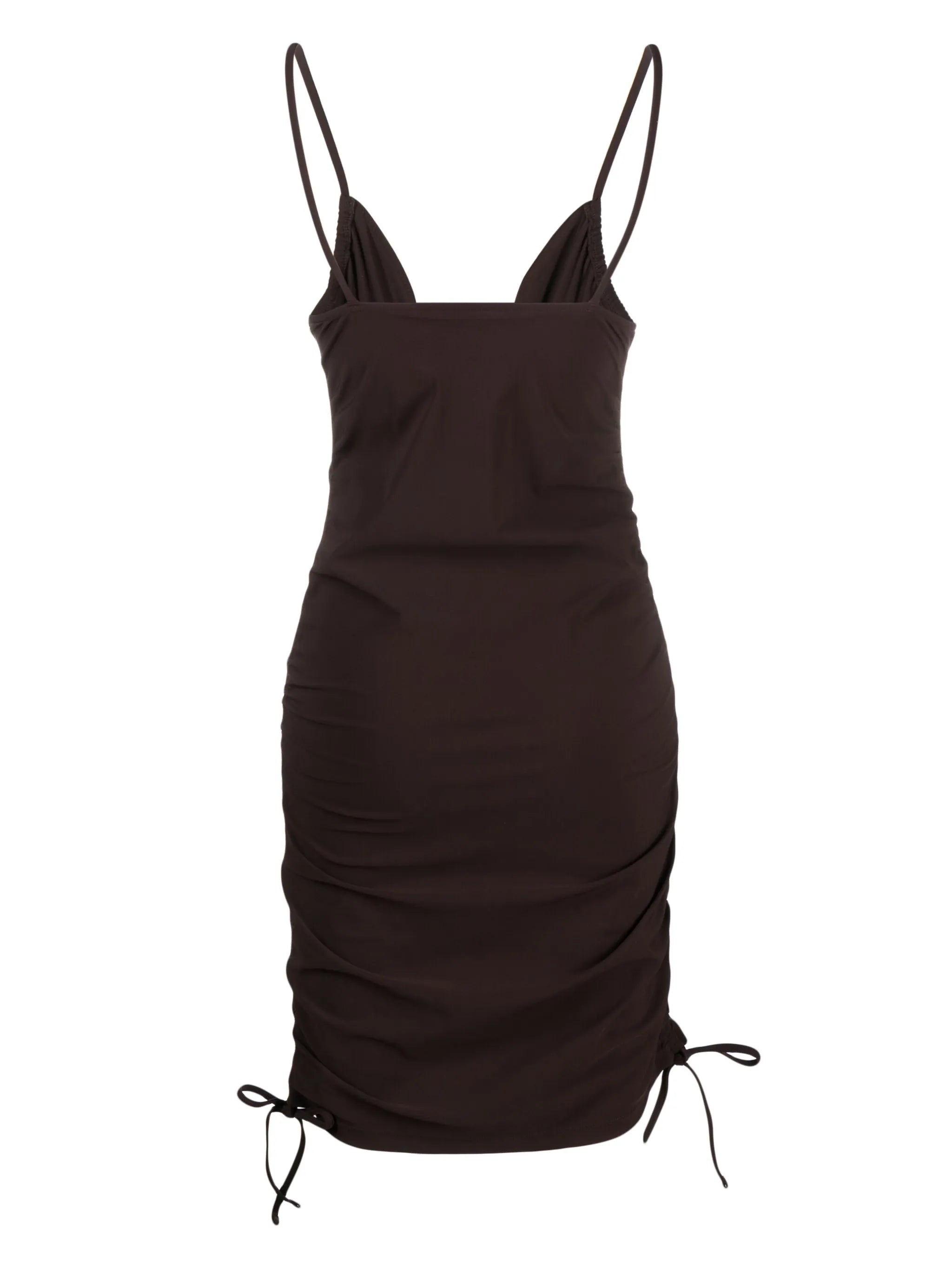 Nebular-underwire ruched minidress
