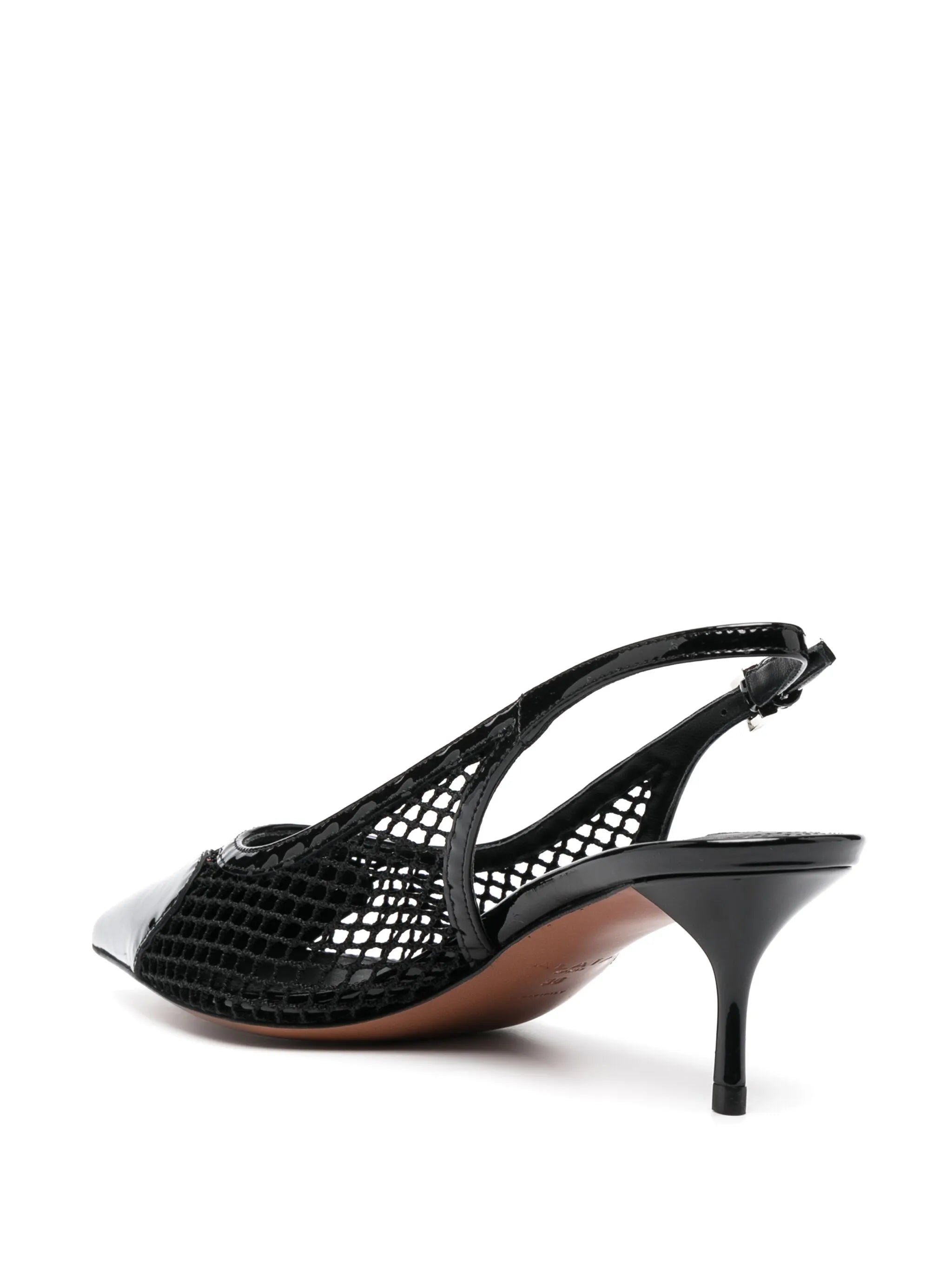 55mm Le Coeur slingback leather pumps