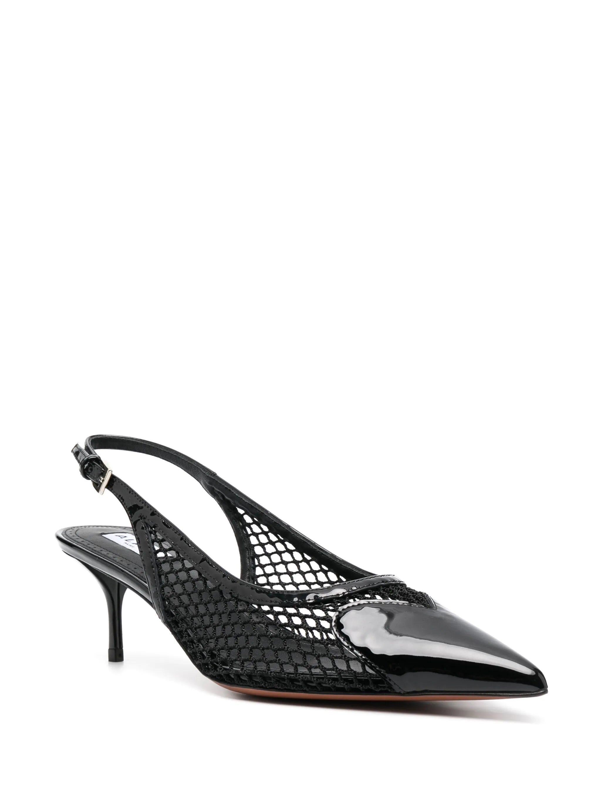 55mm Le Coeur slingback leather pumps