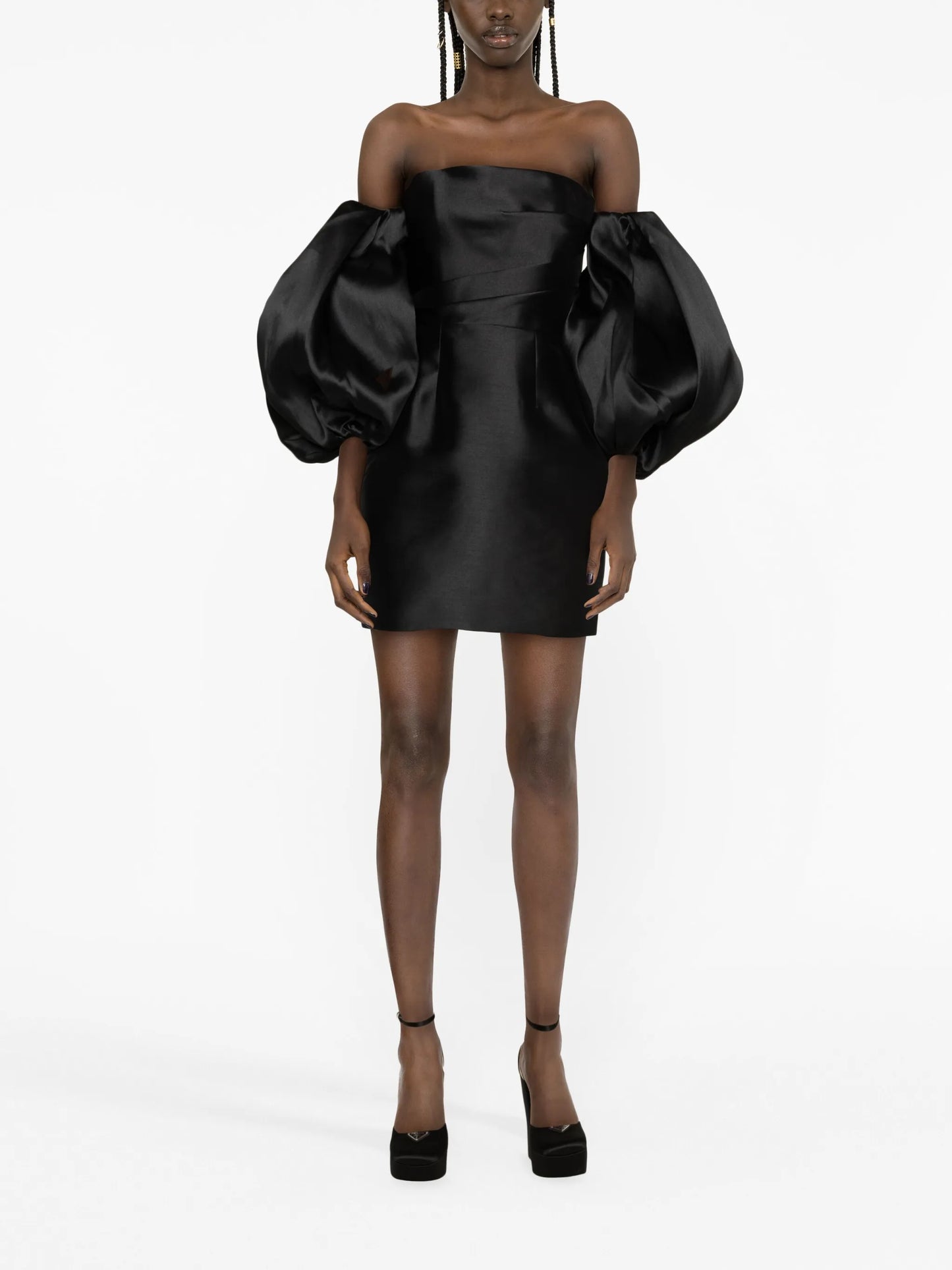 The Bella puff-sleeve minidress