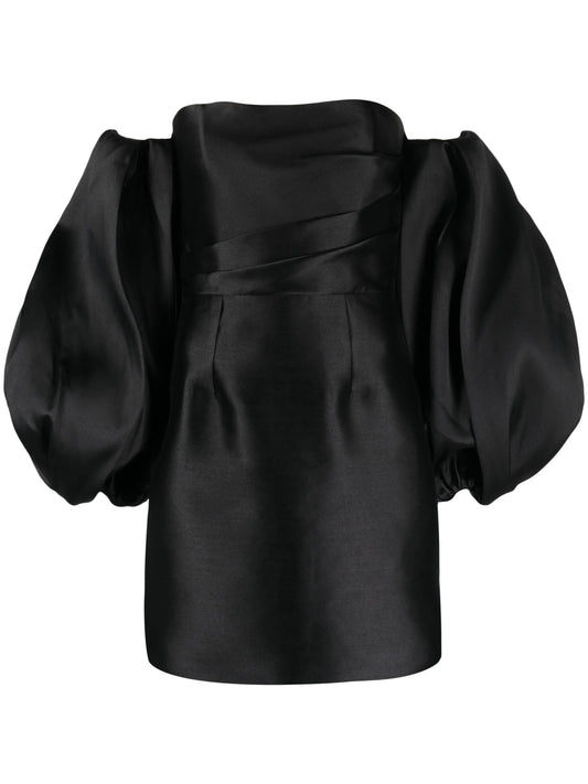The Bella puff-sleeve minidress