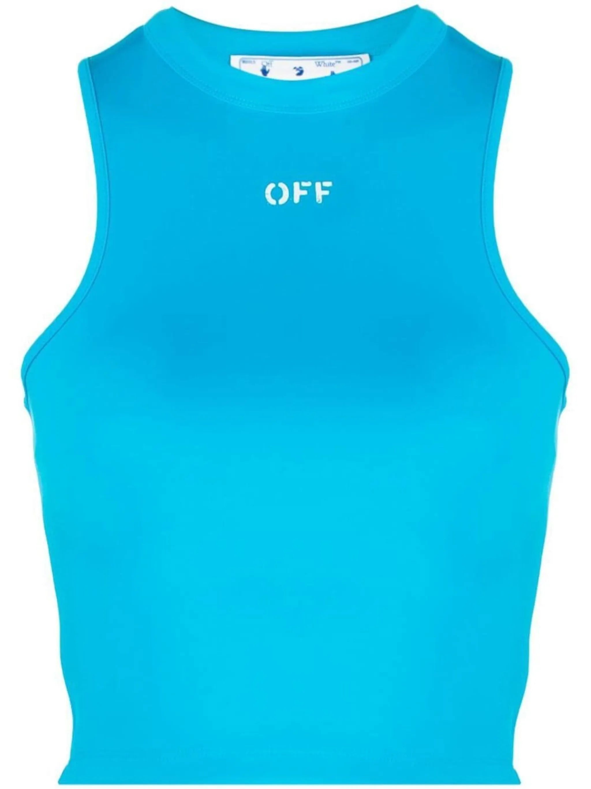 Rowing logo-print crop top