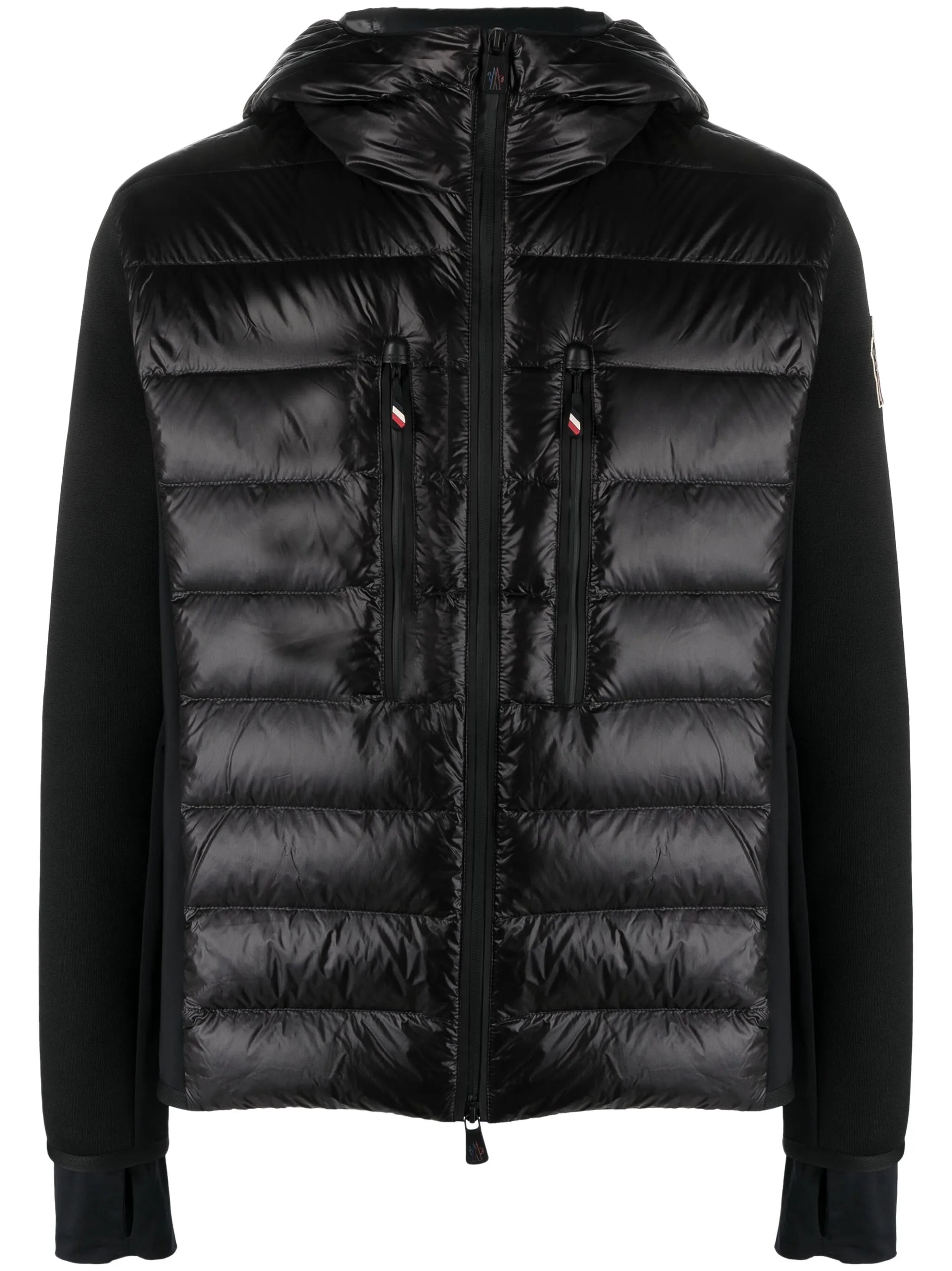 Après-Ski knit-sleeves puffer jacket