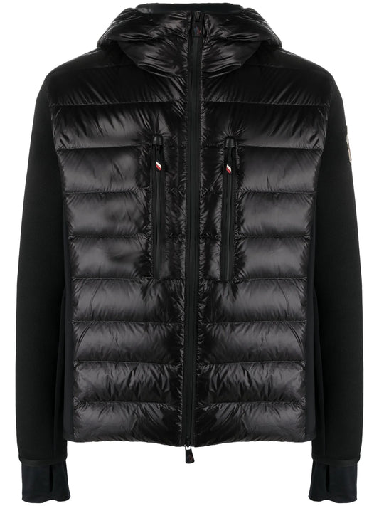 Après-Ski knit-sleeves puffer jacket