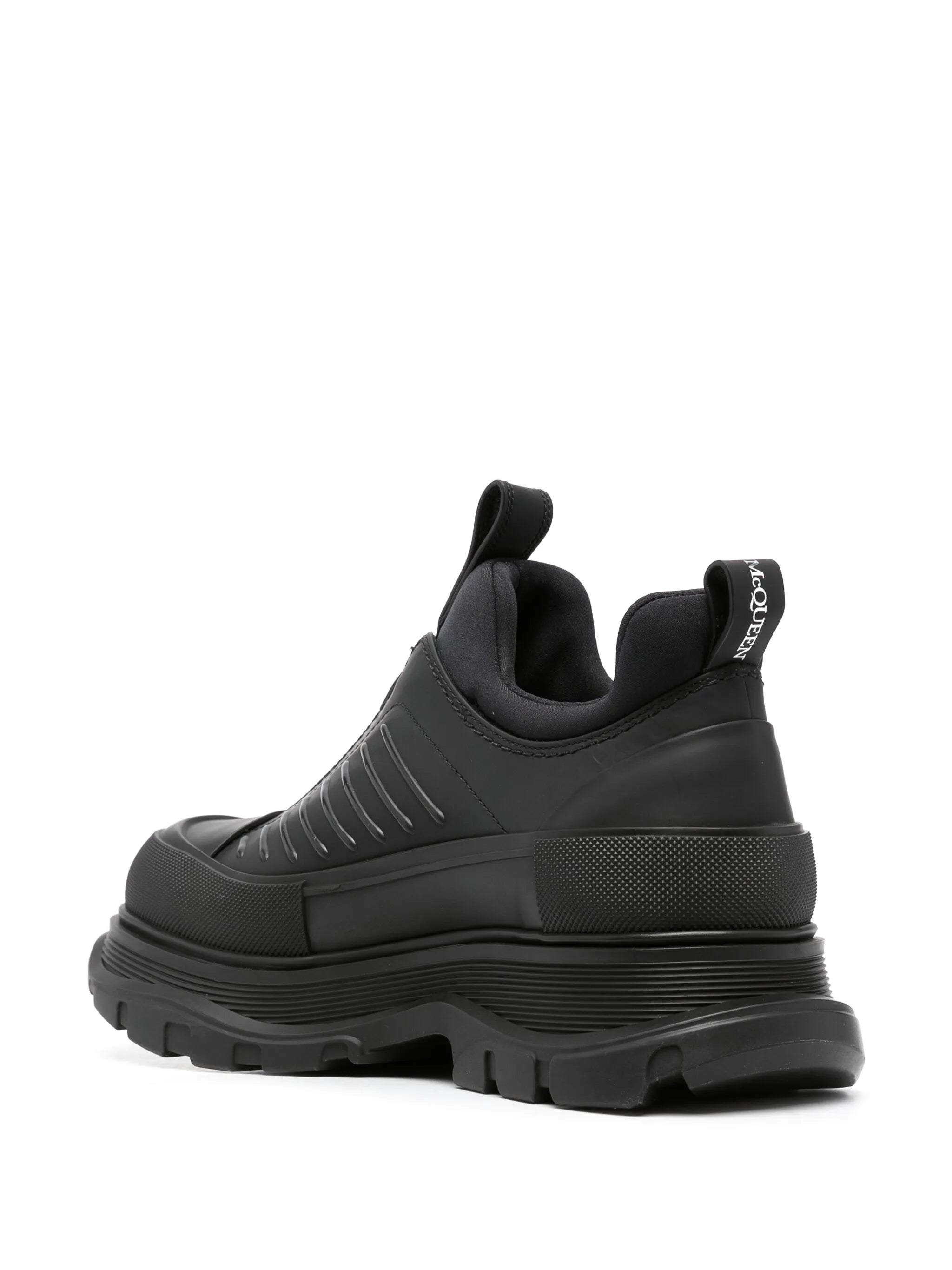 zip-up leathers sneakers