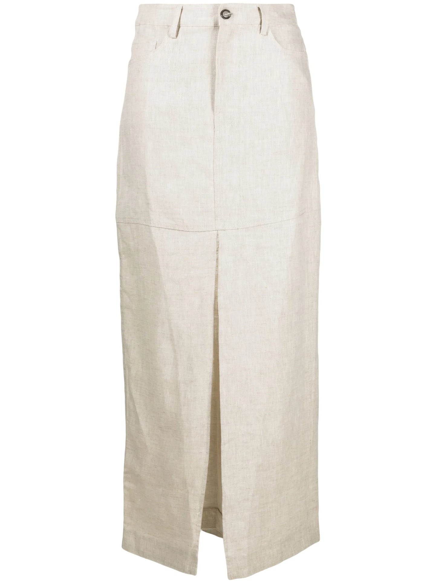 Tazz linen maxi skirt