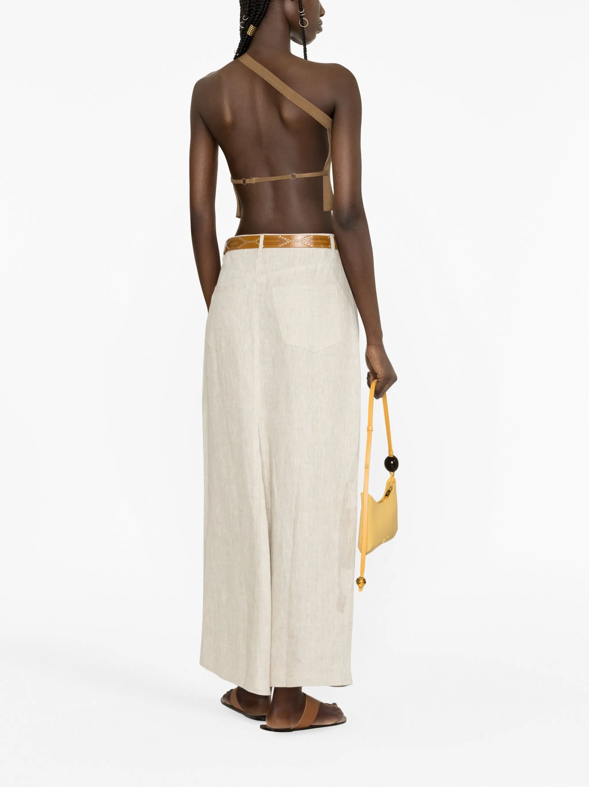 Tazz linen maxi skirt