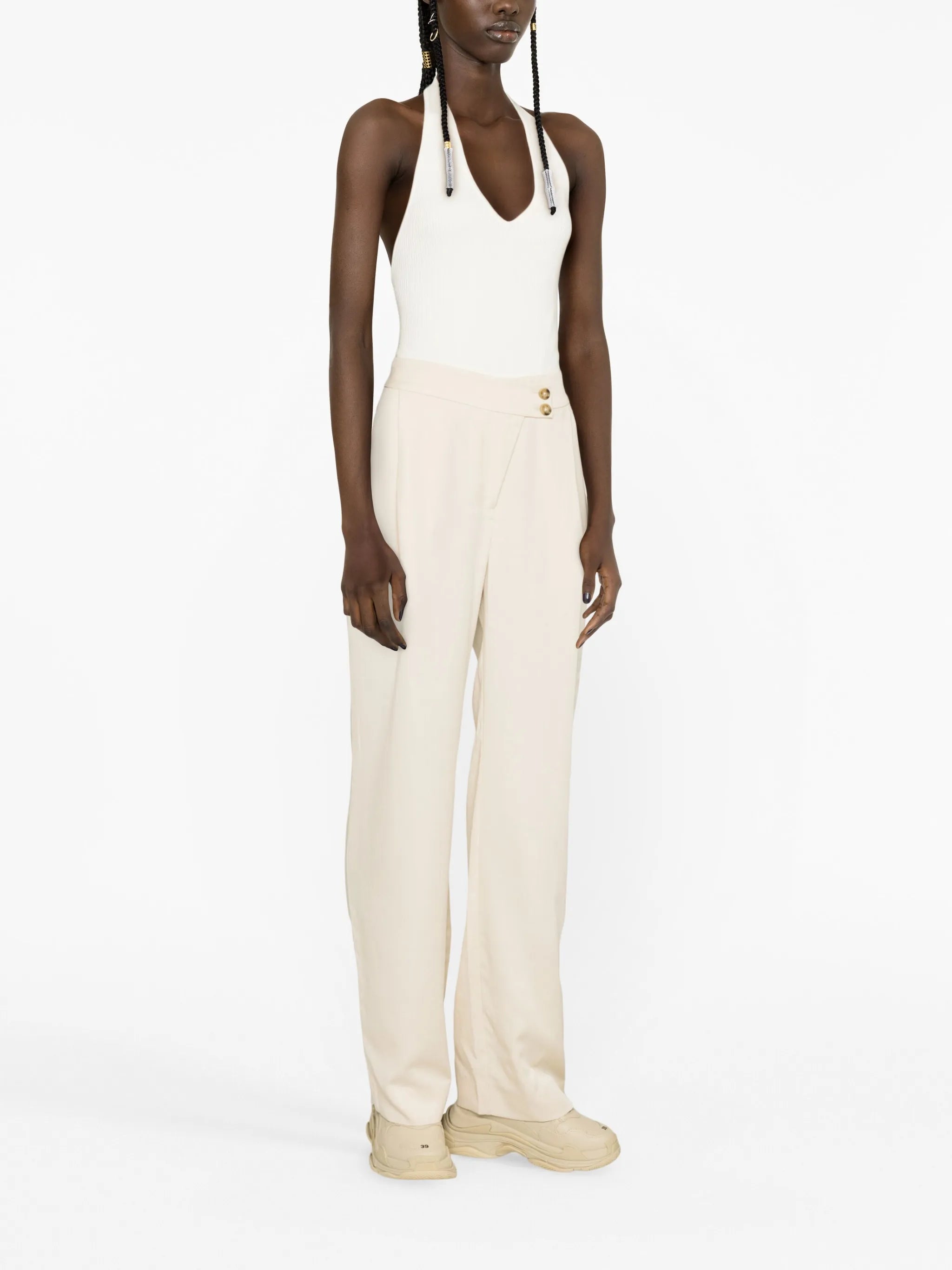 Oliver straight-leg trousers