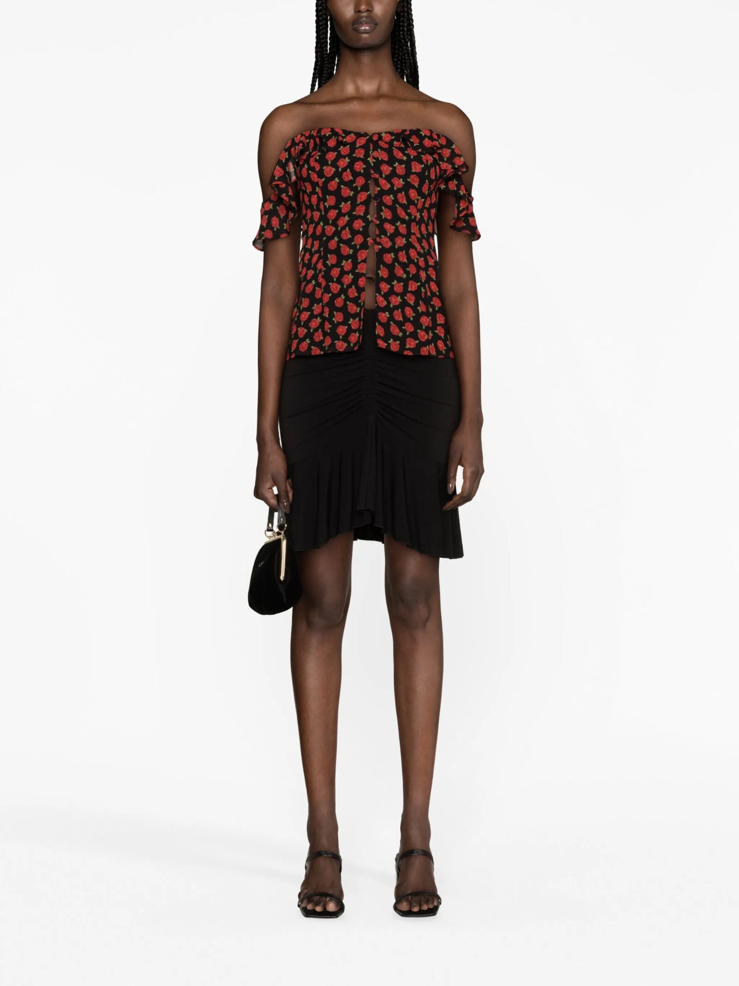 Delaney floral-print top