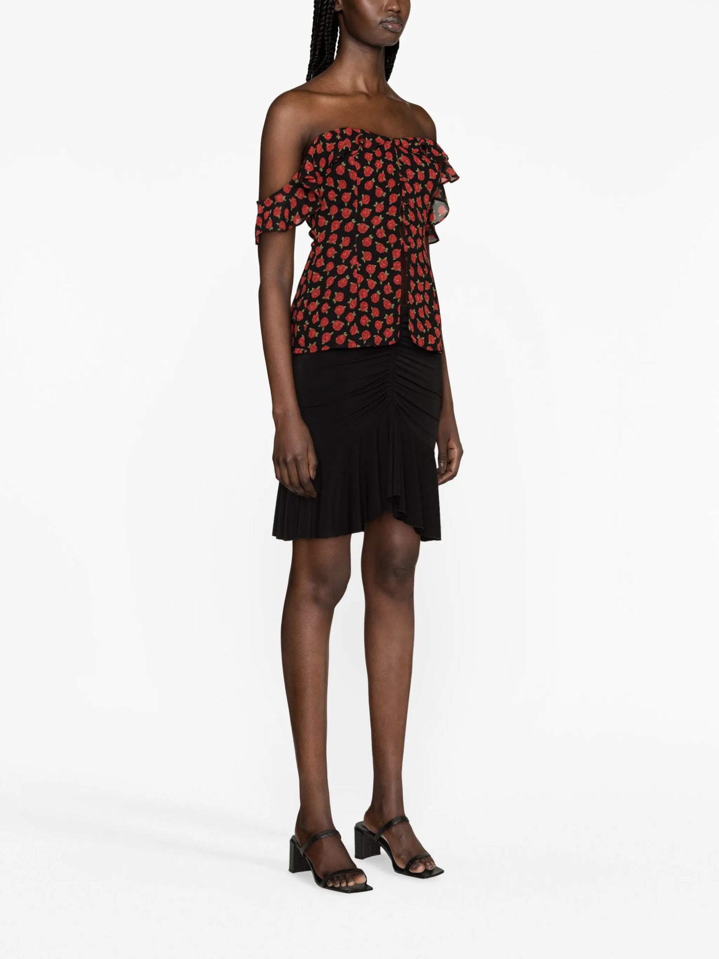 Delaney floral-print top