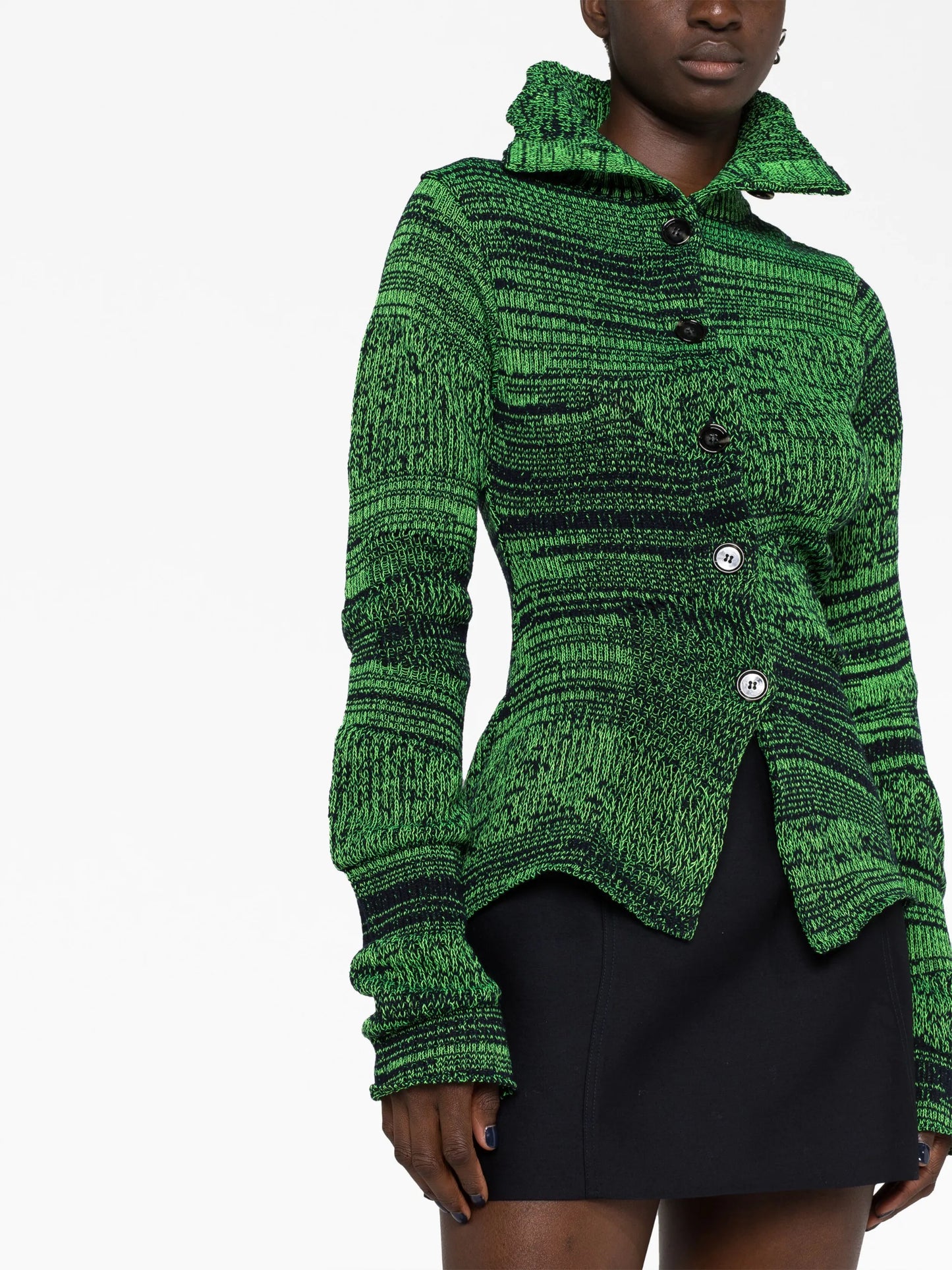 wool-blend miniskirt