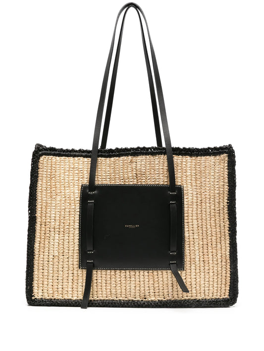 Capri raffia tote bag