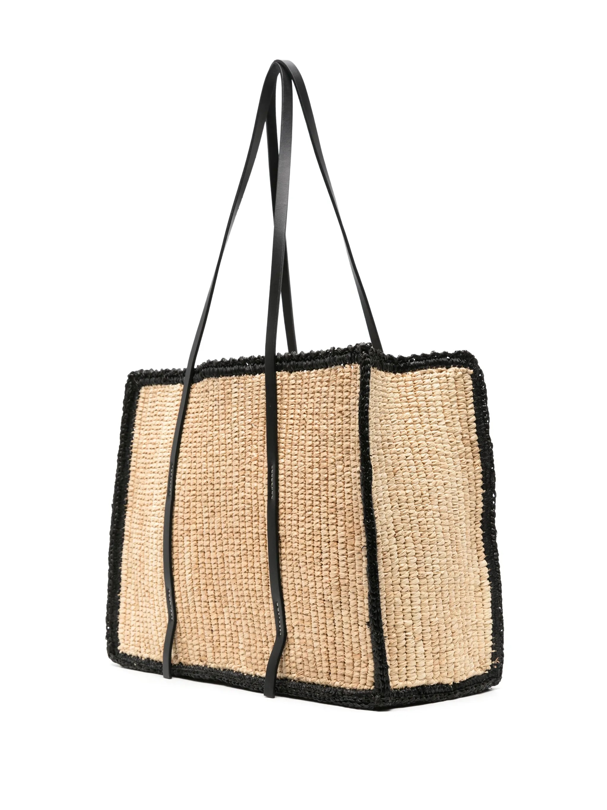 Capri raffia tote bag
