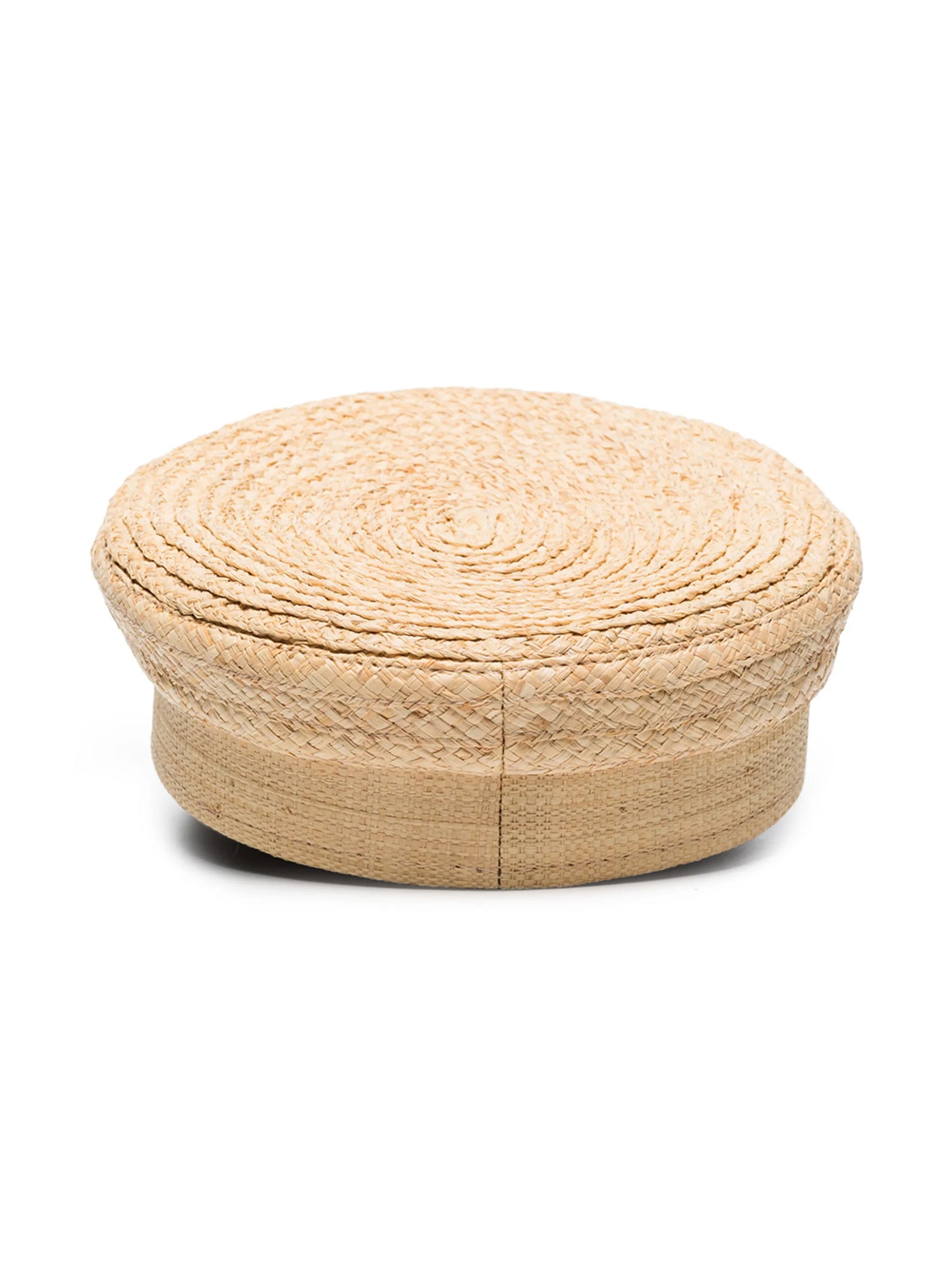 woven straw baker boy cap
