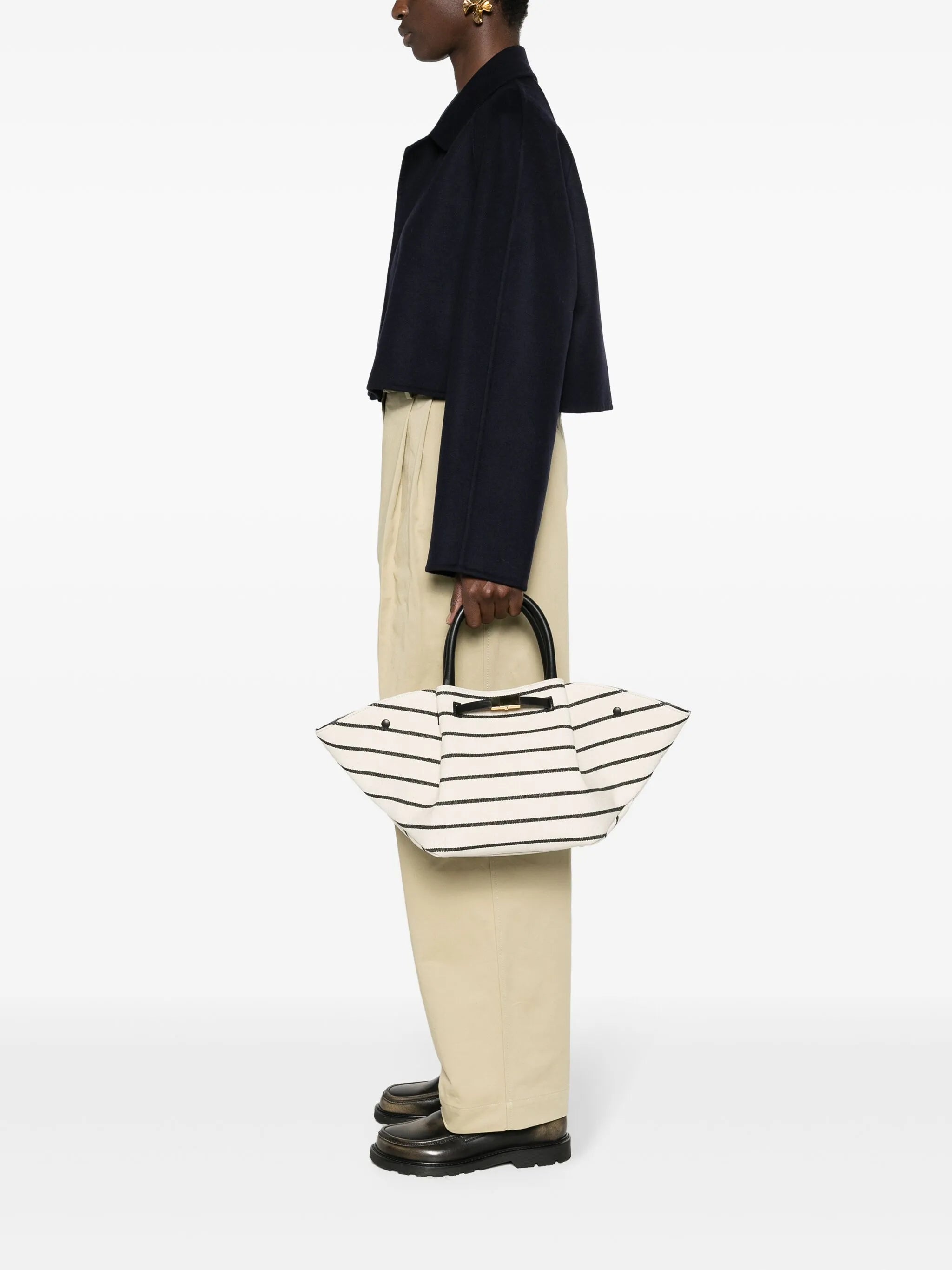 midi New York canvas tote bag