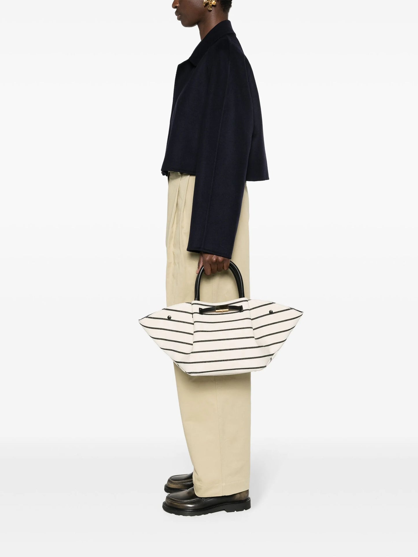 midi New York canvas tote bag