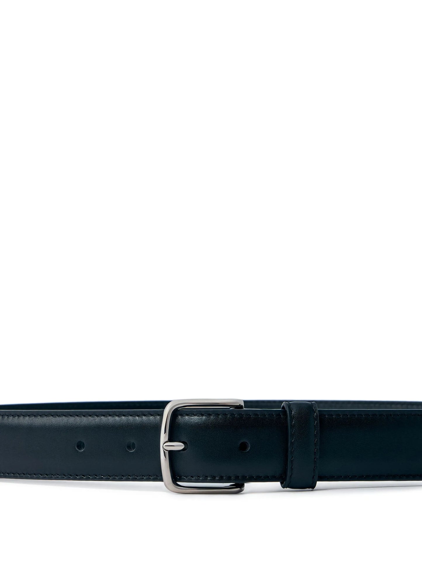 Classic leather adjustable belt