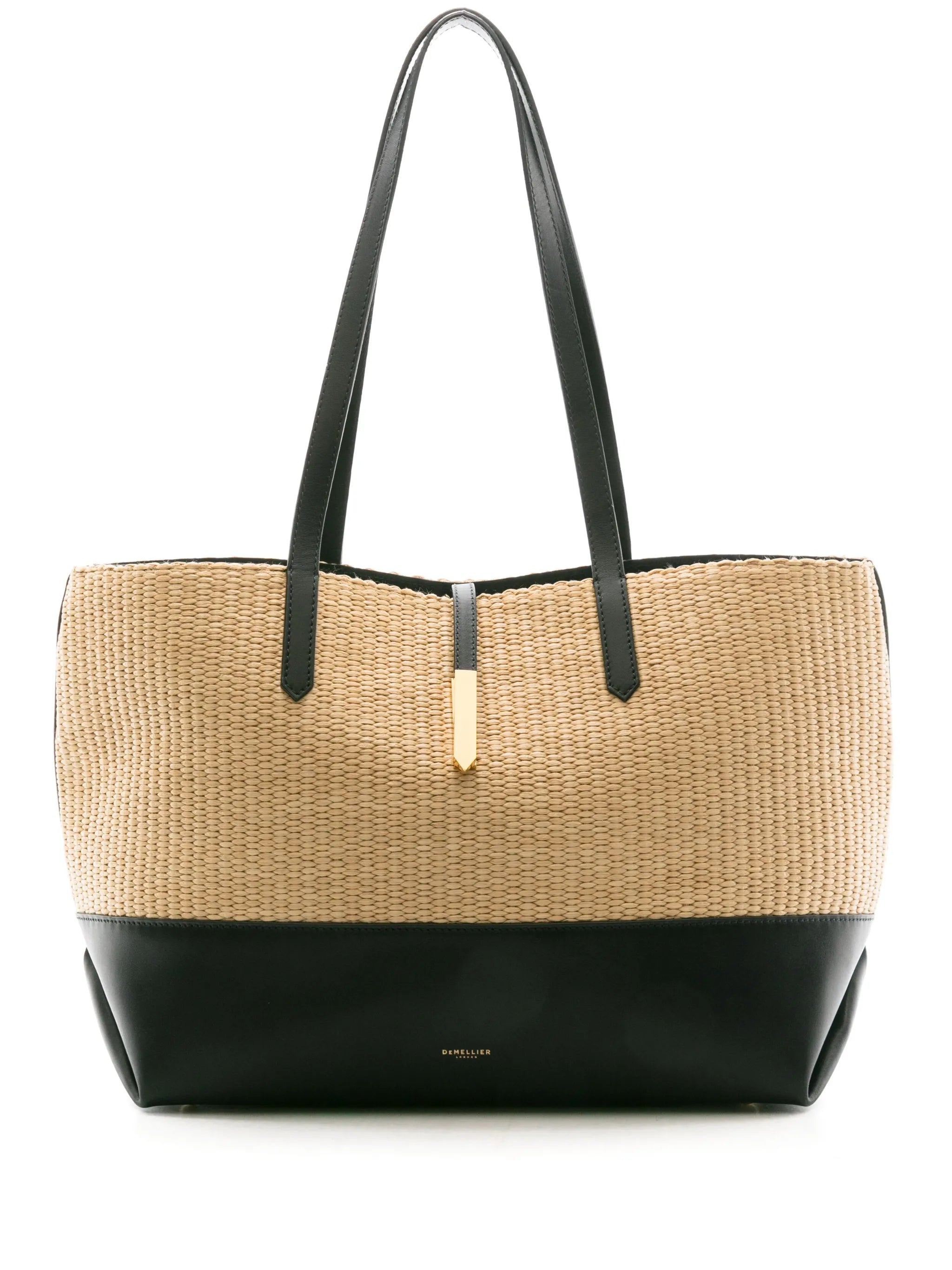 Tokyo woven-raffia tote bag